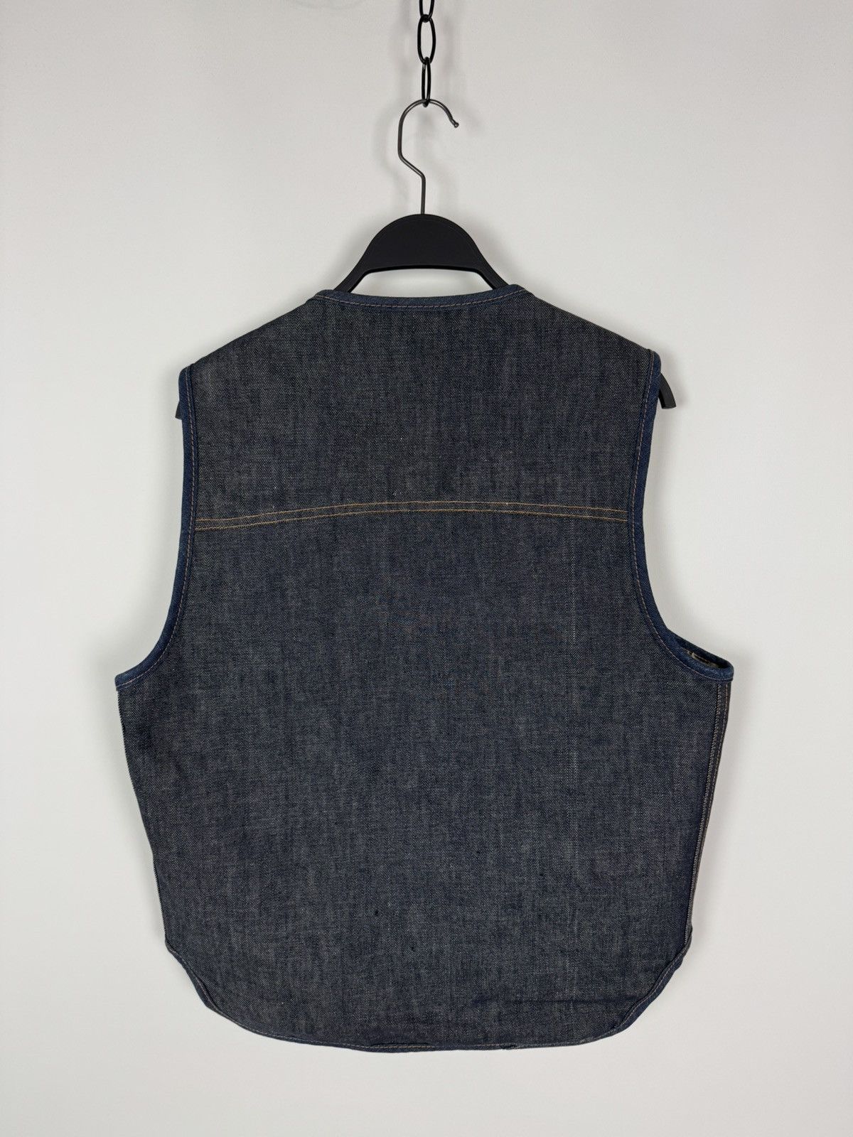 Vintage 80-90’s Vintage Roebucks Sears Denim Sherpa Vest Jacket Size US M / EU 48-50 / 2 - 8 Thumbnail
