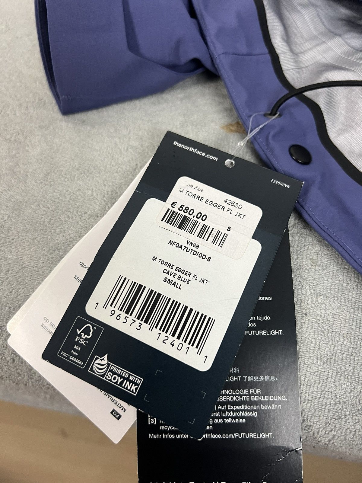 Goretex × The North Face Men's Mountain Trekking Jacket with Membrane The North Face Summit Torre Egger Futurelight Jacket Size US S / EU 44-46 / 1 - 23 Thumbnail