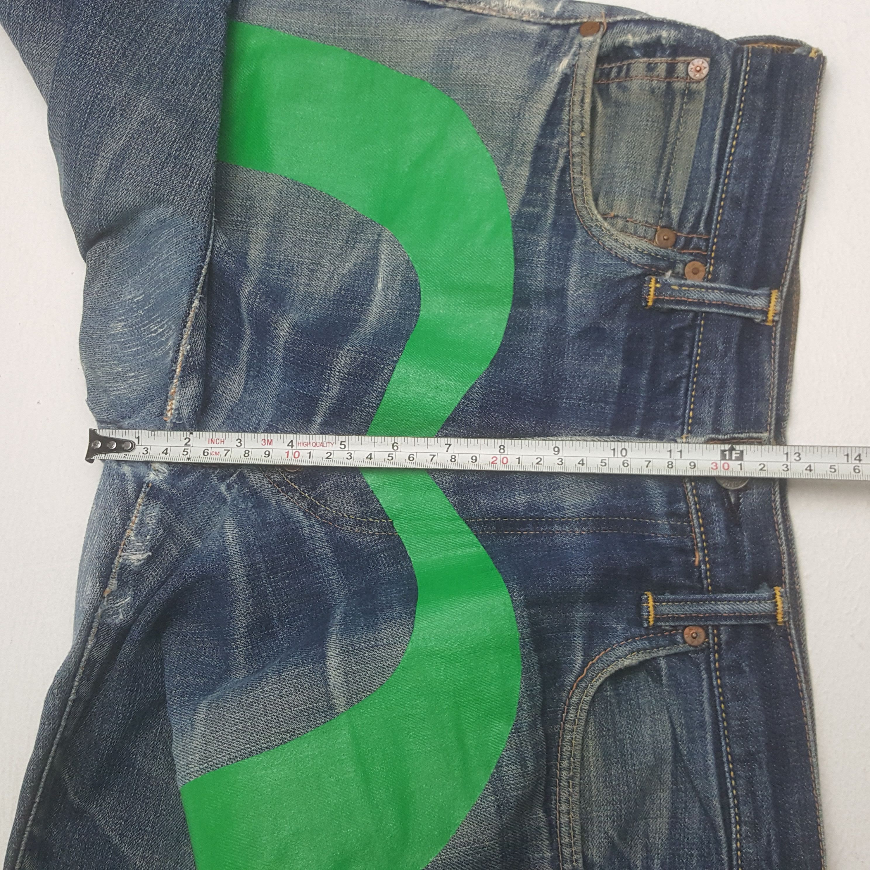 Evisu × Japanese Brand × Vintage Vintage Evisu Japanese Brand Daicock Custom Art Denim Jeans Size US 30 / EU 46 - 10 Thumbnail