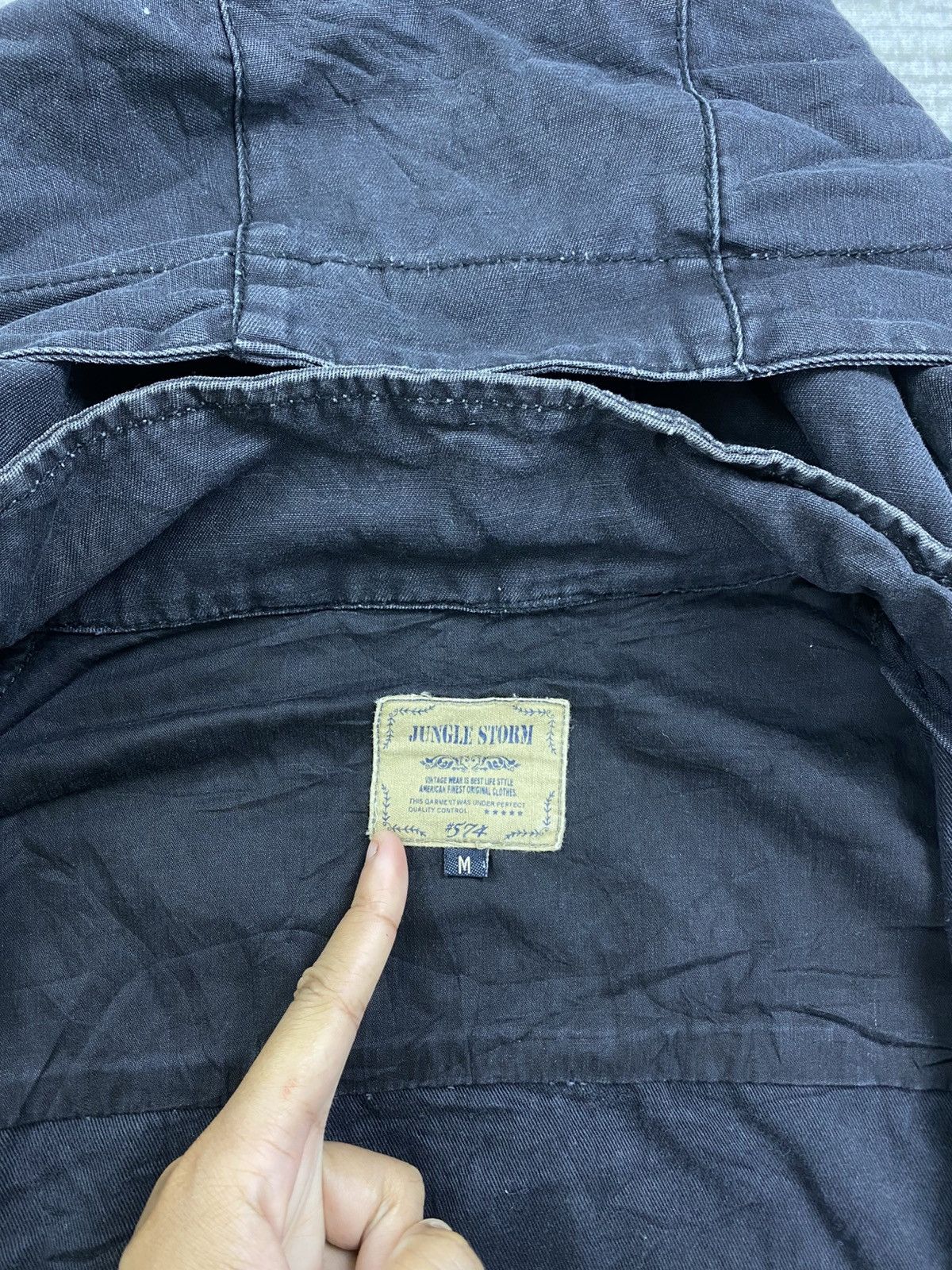 Issey Miyake 🔥Jungle Storm Rare Multipocket Denim Cotton Hoodie Jacket Size US M / EU 48-50 / 2 - 12 Thumbnail