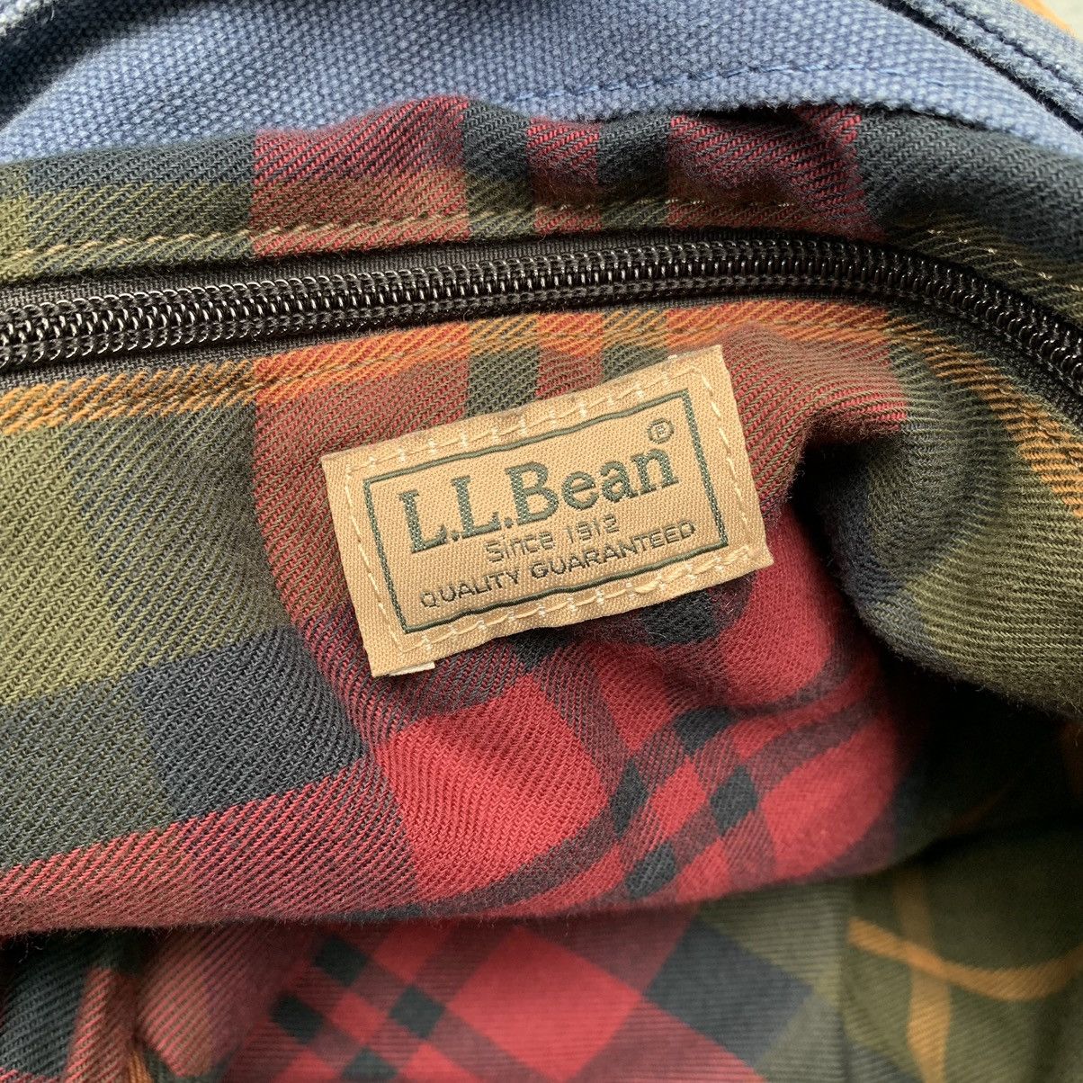 L.L. Bean Genuine LL BEAN Boat Tote Bag Full Grain Leather vintage Size ONE SIZE - 7 Thumbnail