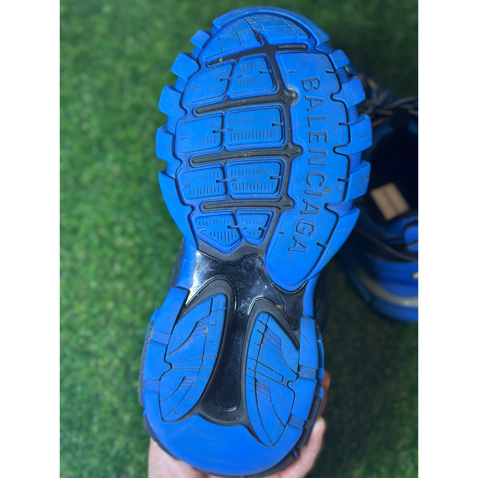 Balenciaga Size 10 - Balenciaga LED Track Runner Blue/Black/Yellow Size US 10 / EU 43 - 8 Thumbnail