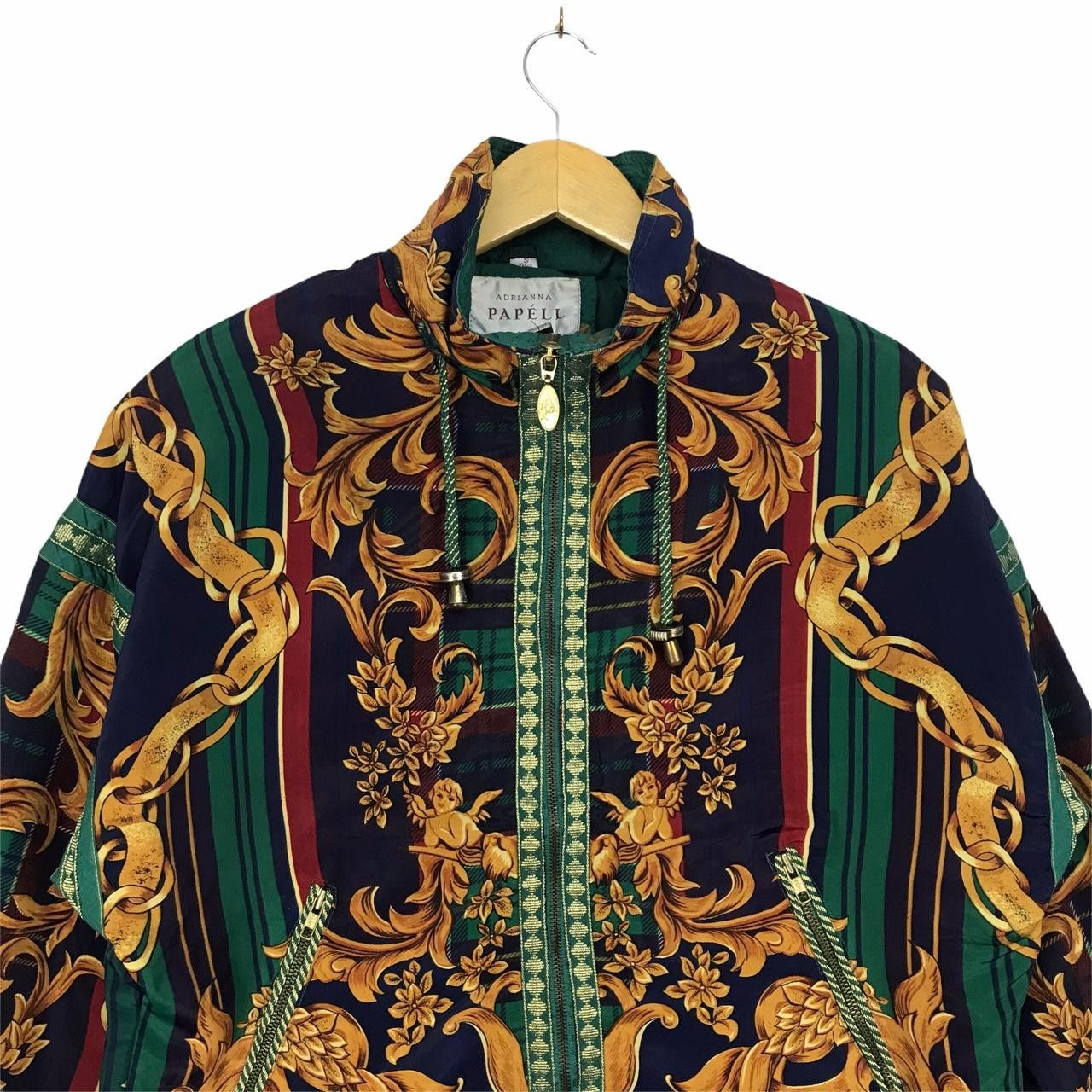 Vintage Vintage ADRIANA PAPELL AP Full Print Design Zip Up Jacket Size US S / EU 44-46 / 1 - 2 Thumbnail