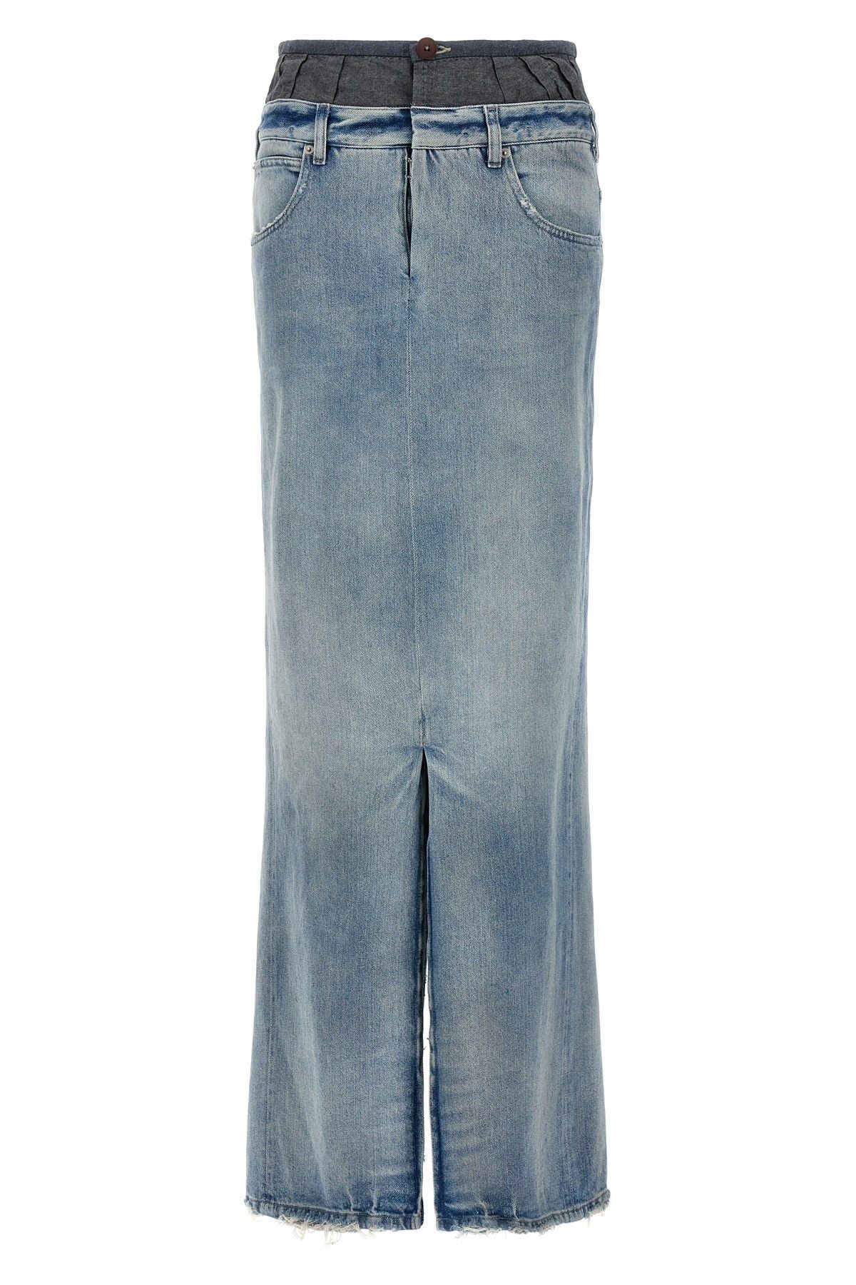 Maison Margiela Slits denim skirt Size 25" / US 0 / IT 36 - 1 Thumbnail