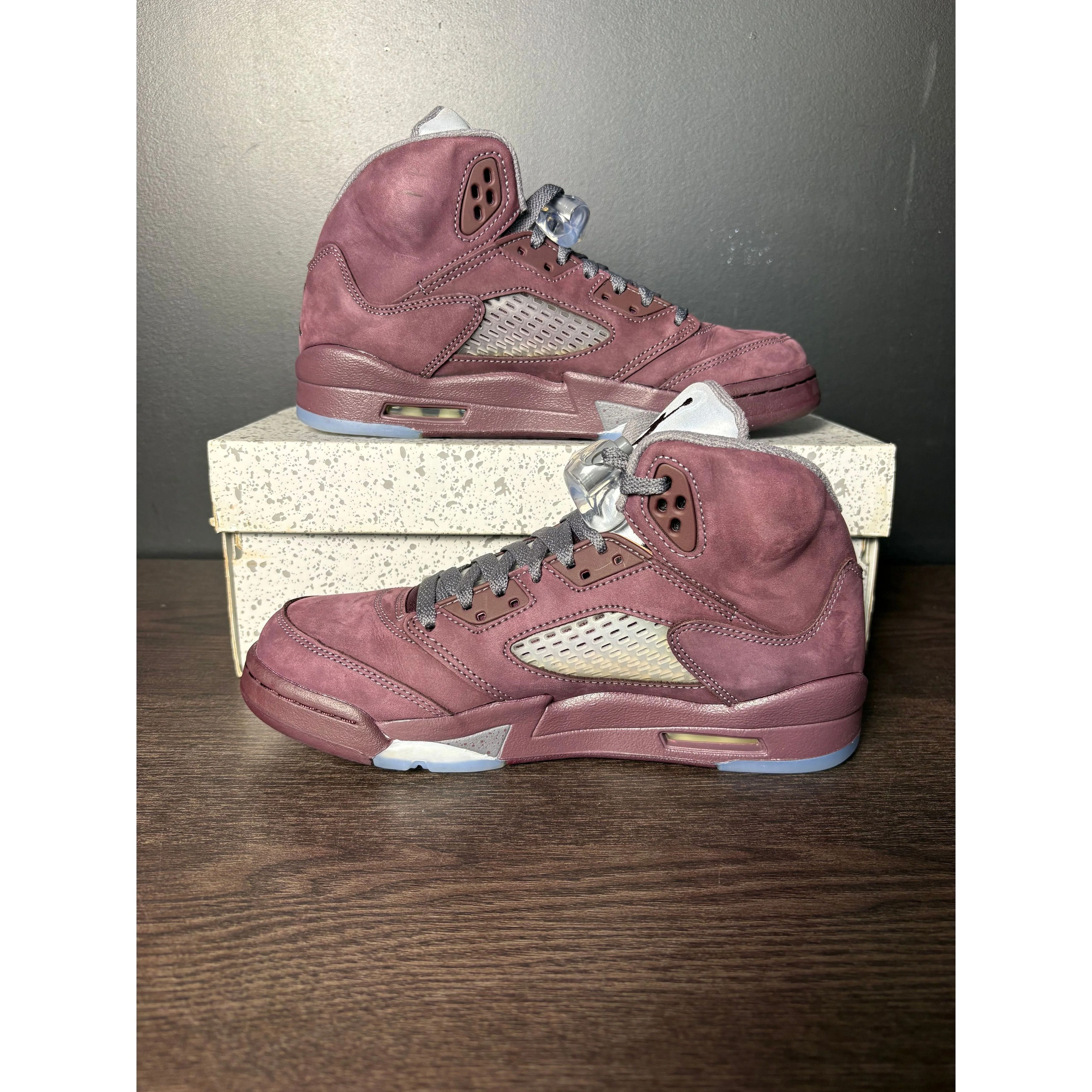 Jordan Brand 6Y - Air Jordan 5 Retro "Burgundy" (2023) (GS) **PRE-OWNED** Size US 6 / EU 39 - 2 Thumbnail