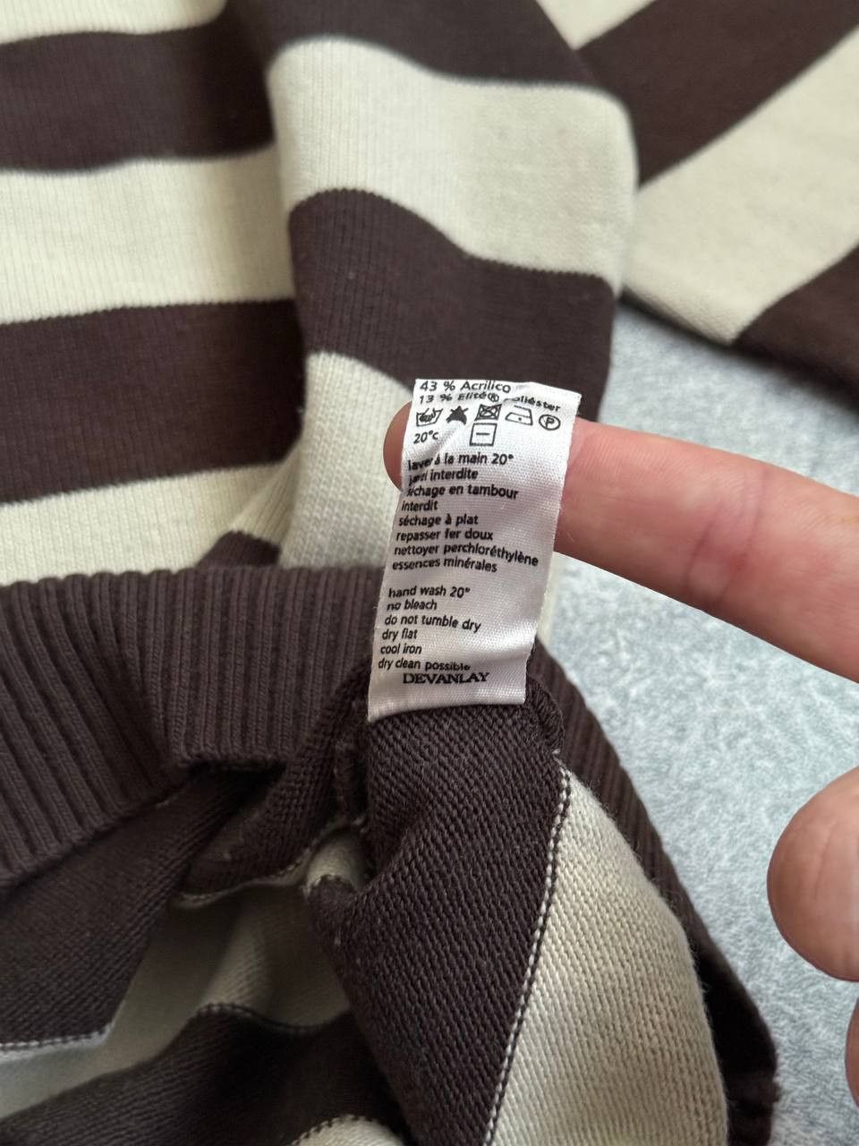 Lacoste Vintage Lacoste Stripped Sweater Mens L Size US L / EU 52-54 / 3 - 8 Thumbnail
