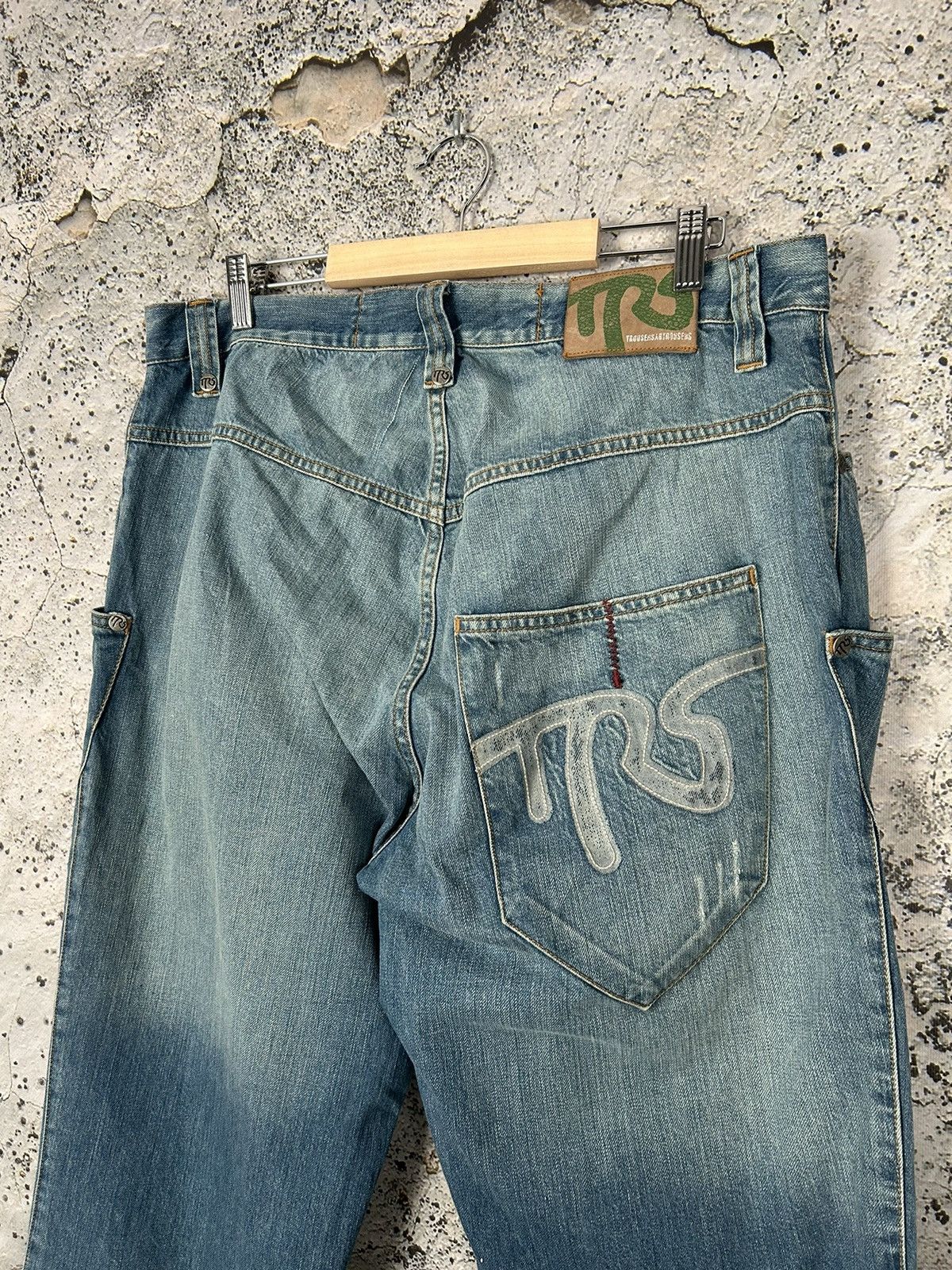 Other Vintage Baggy Rap Jeans Denim Pants 90s Hip Hop Streetwear Size US 36 / EU 52 - 5 Thumbnail