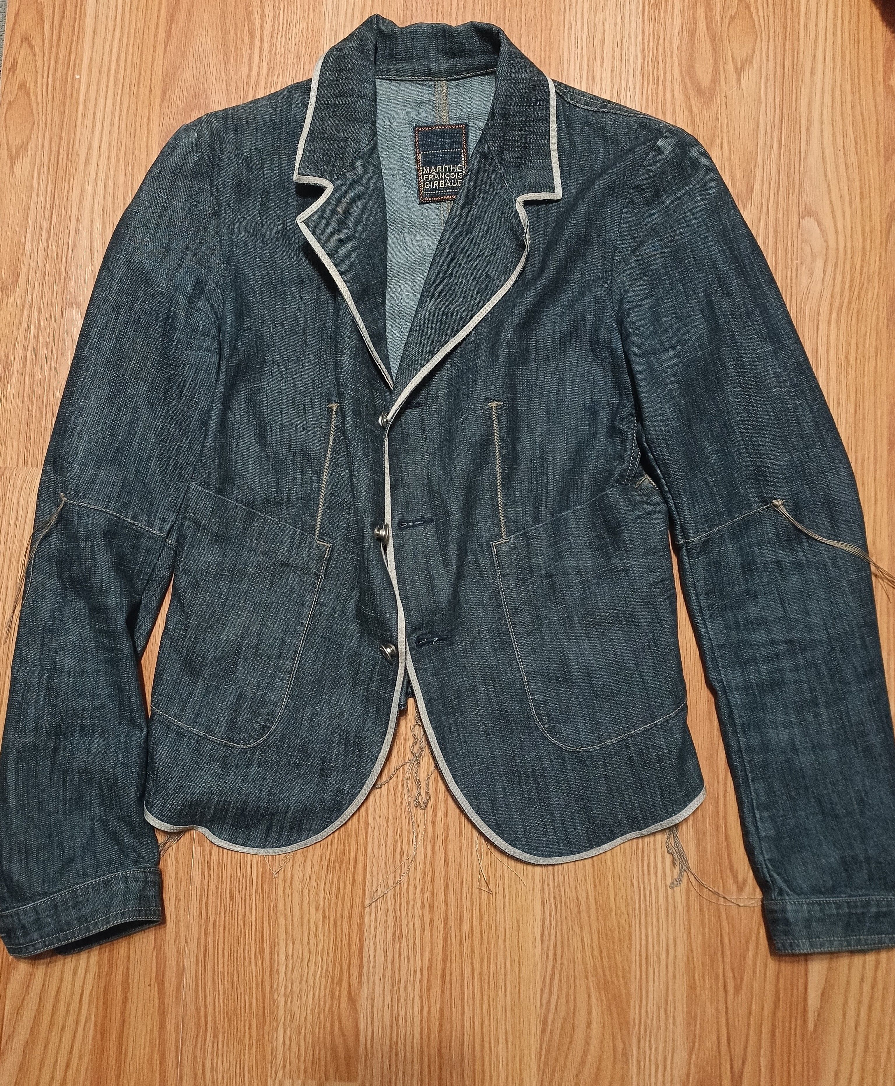 Marithe + Francois Girbaud Marithe Francois Girbaud Light Denim Jacket EU38 US28 Size S / US 4 / IT 40 - 7 Thumbnail