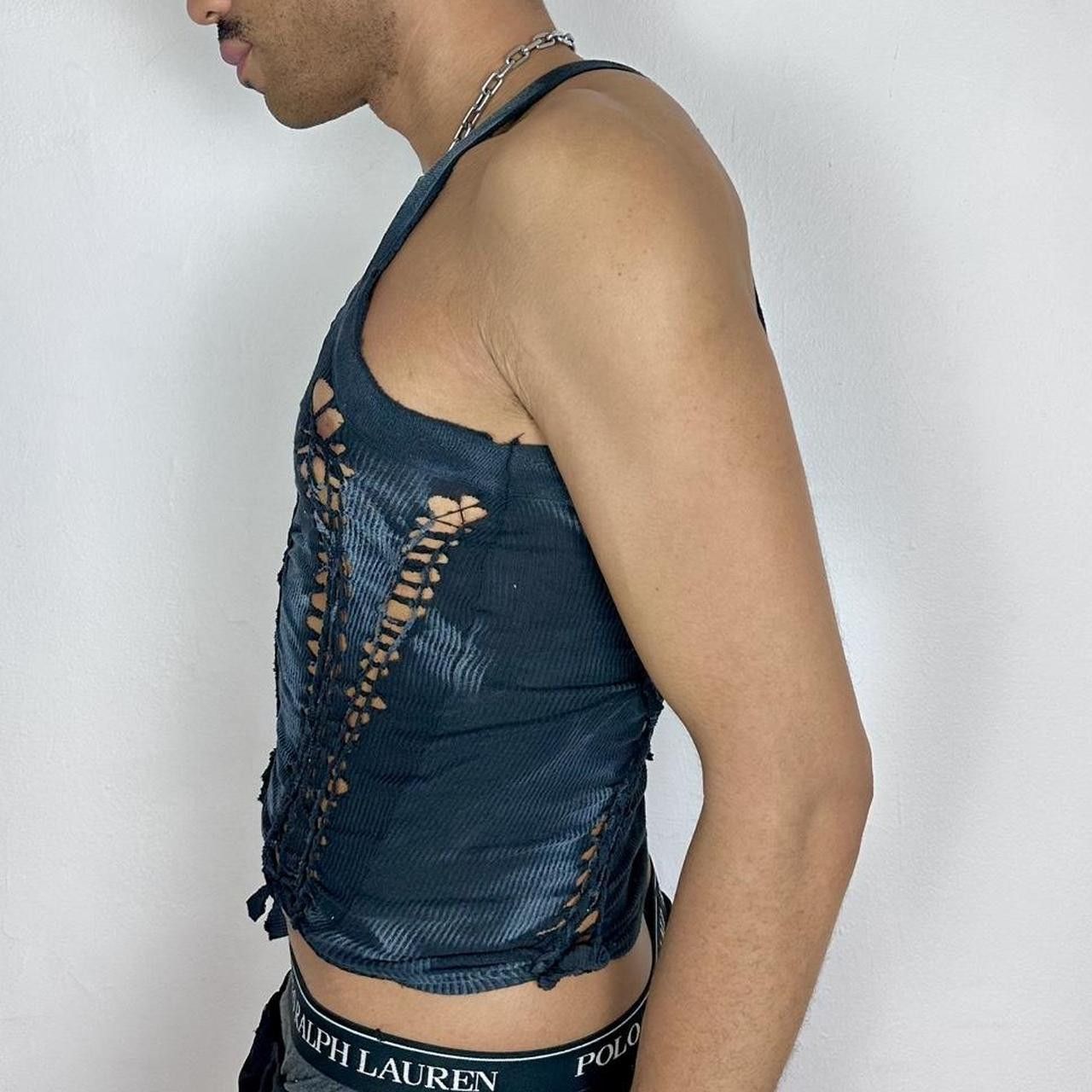 Other ASTROBOI* Black and White Braided Twist Tank - Medium Size US M / EU 48-50 / 2 - 5 Thumbnail
