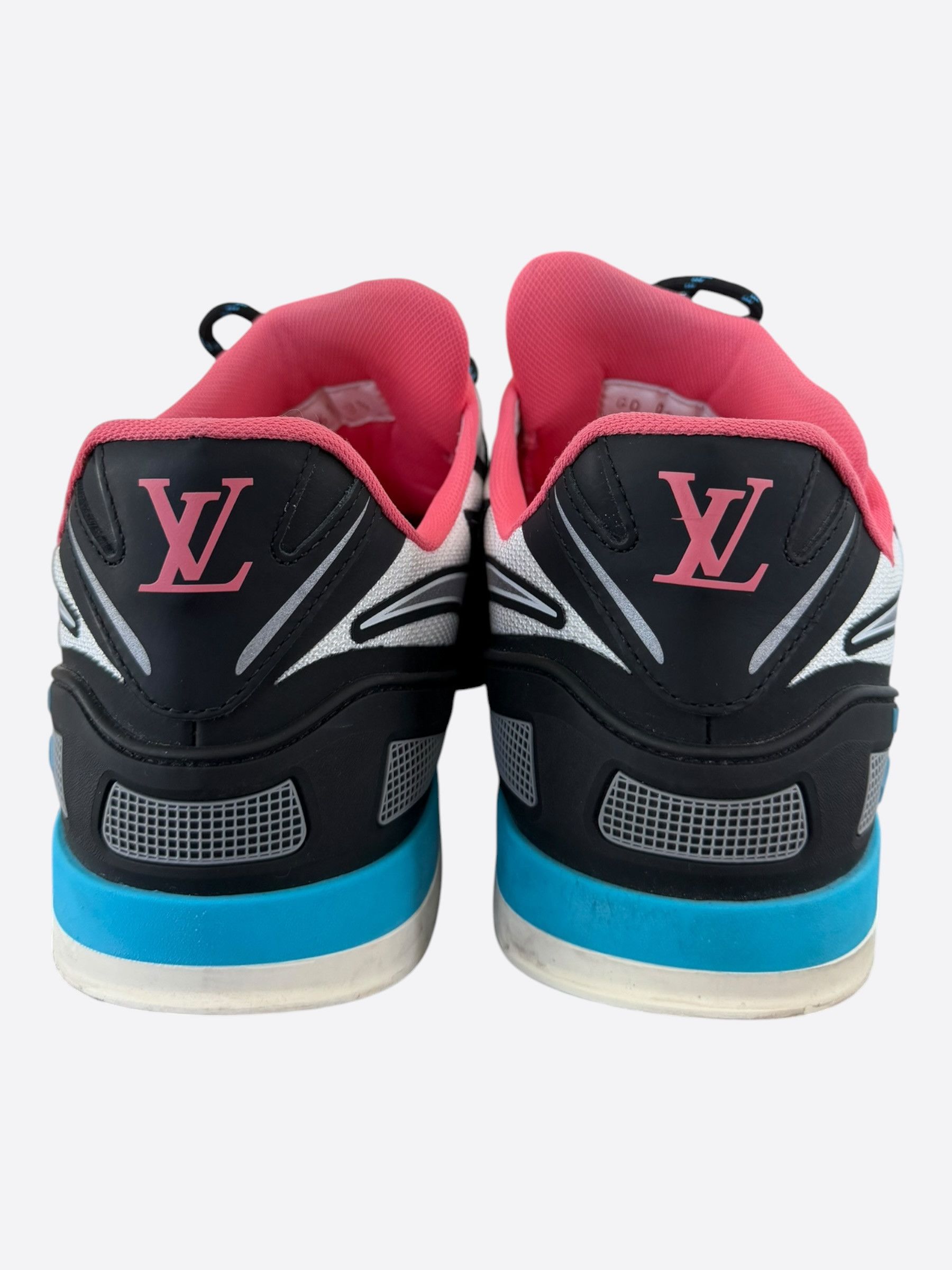 Louis Vuitton Louis Vuitton White & Multicolor Sprint Sneakers Size US 9.5 / EU 42-43 - 4 Thumbnail