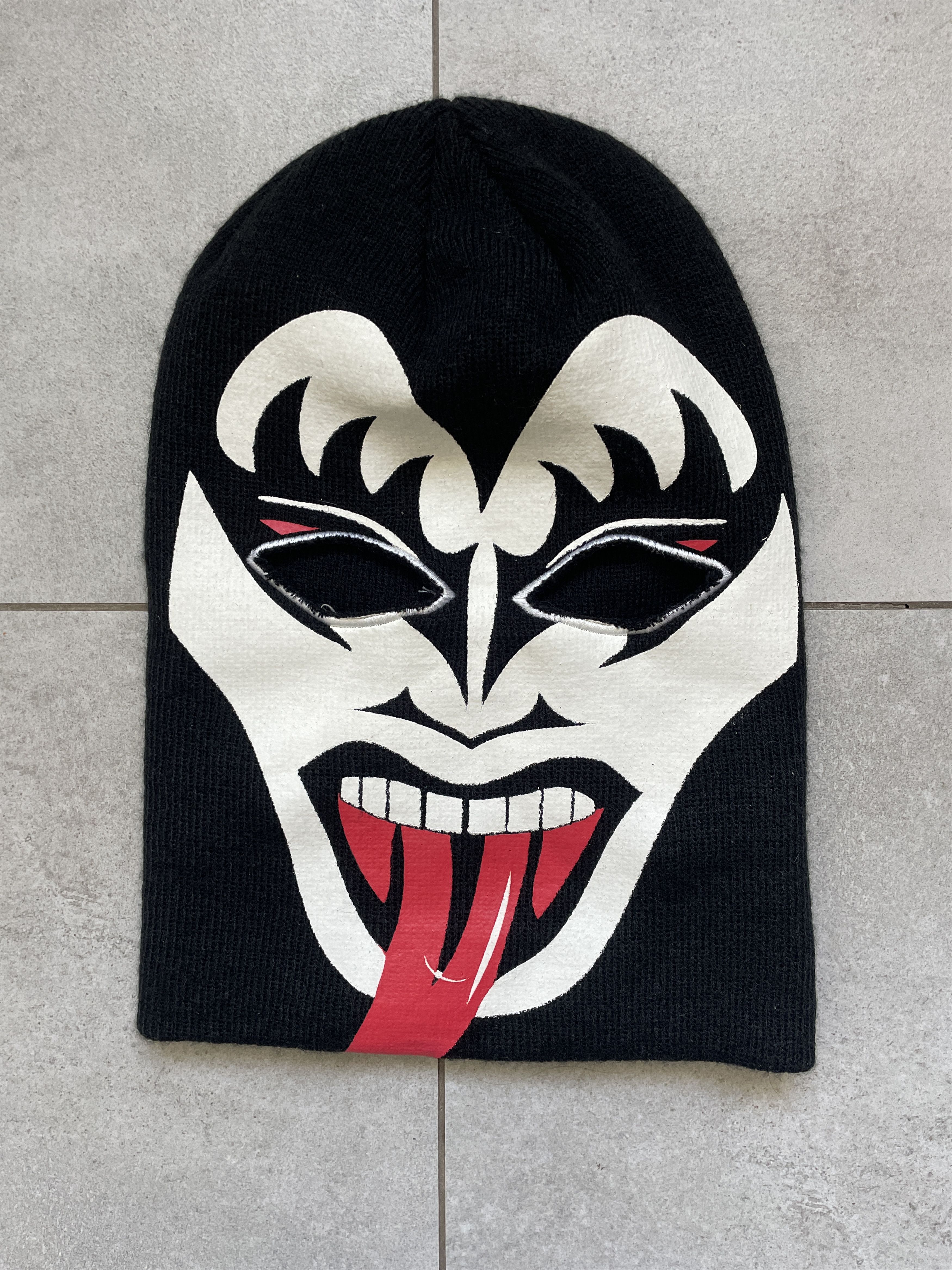 KISS Y2K KISS BAND BALACLAVA GENE SIMMONS BEANIE ROCK Size ONE SIZE - 1 Thumbnail