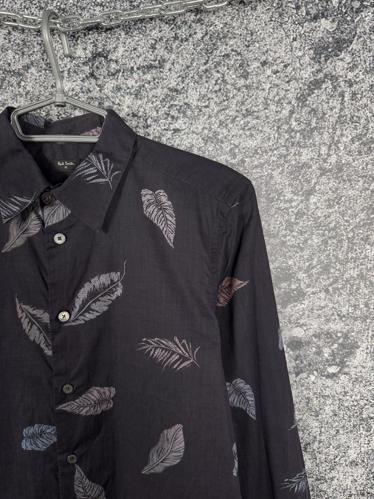 Paul Smith Paul Smith Long Sleeve Shirt Button Up Leaf Print Size S Size US S / EU 44-46 / 1 - 2 Thumbnail