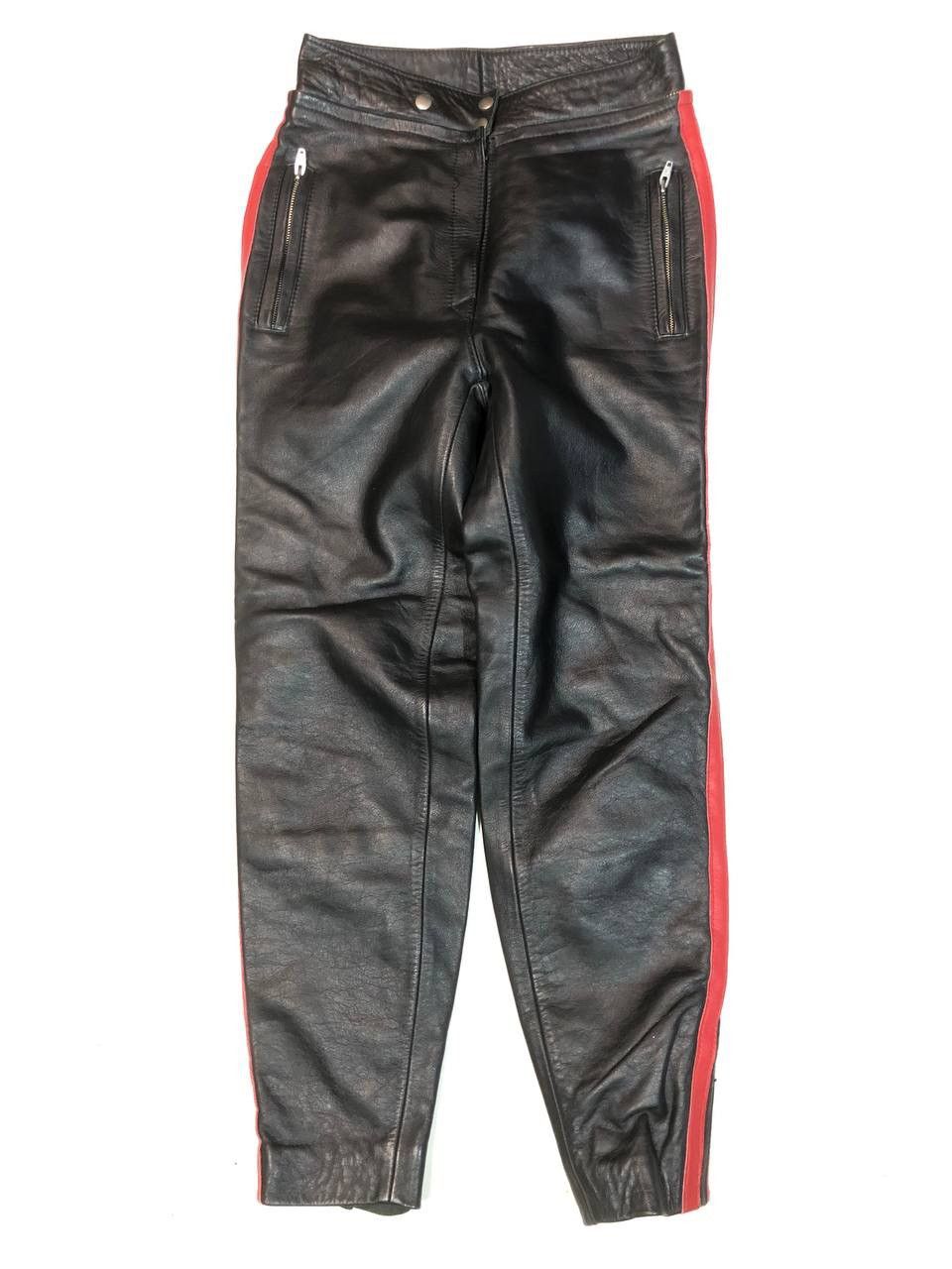 Japanese Brand Vintage Rare Japanese Leather Moto Racing Pants Size US 28 / EU 44 - 1 Thumbnail