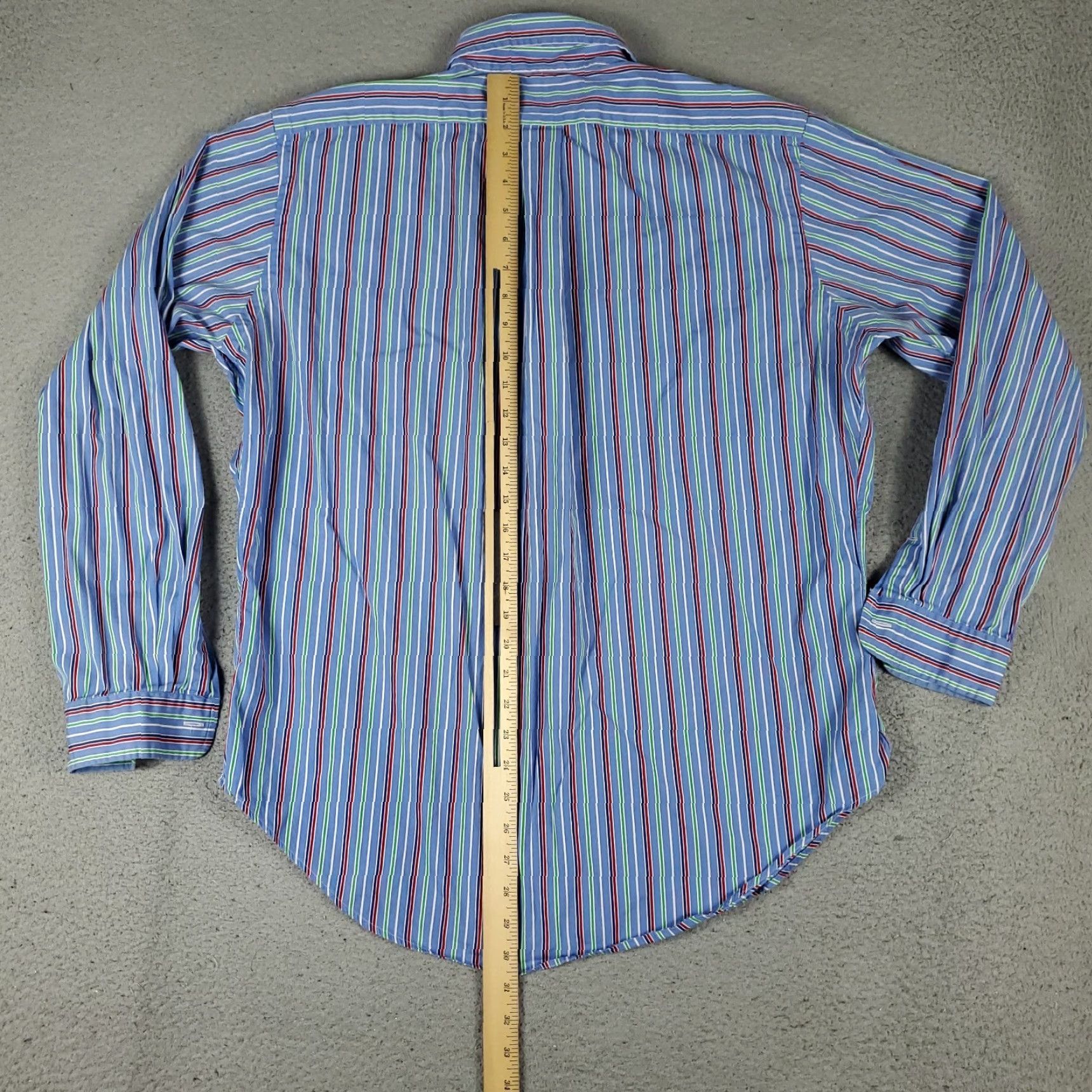 Ralph Lauren Ralph Lauren Shirt Mens Large Blue Striped Pony Button Up Long Sleeve Shirt Size US L / EU 52-54 / 3 - 4 Thumbnail