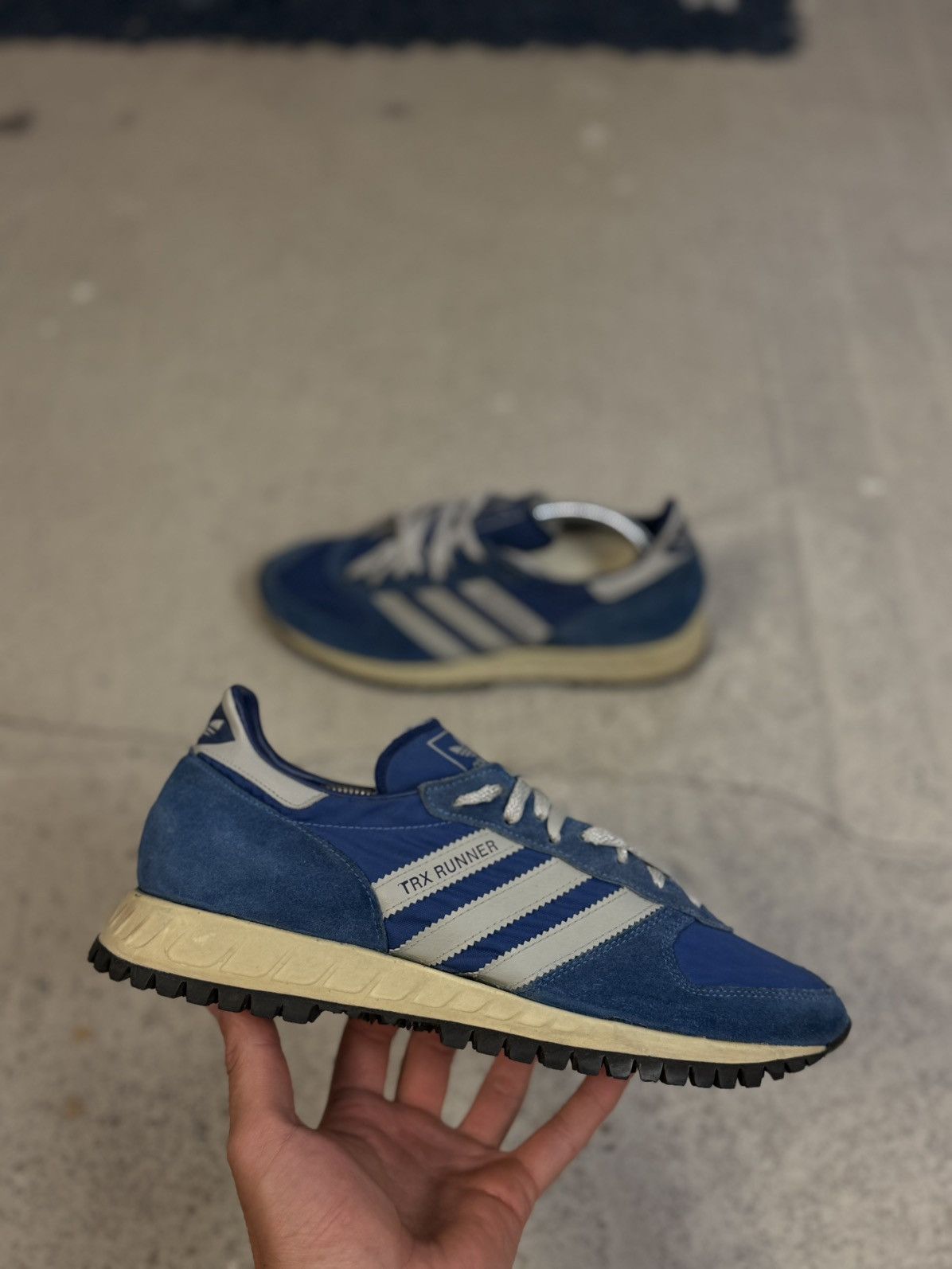 adidas gazelle silver green womens Vintage Adidas Rom Sneakers US 9 – dla dushy main image 1