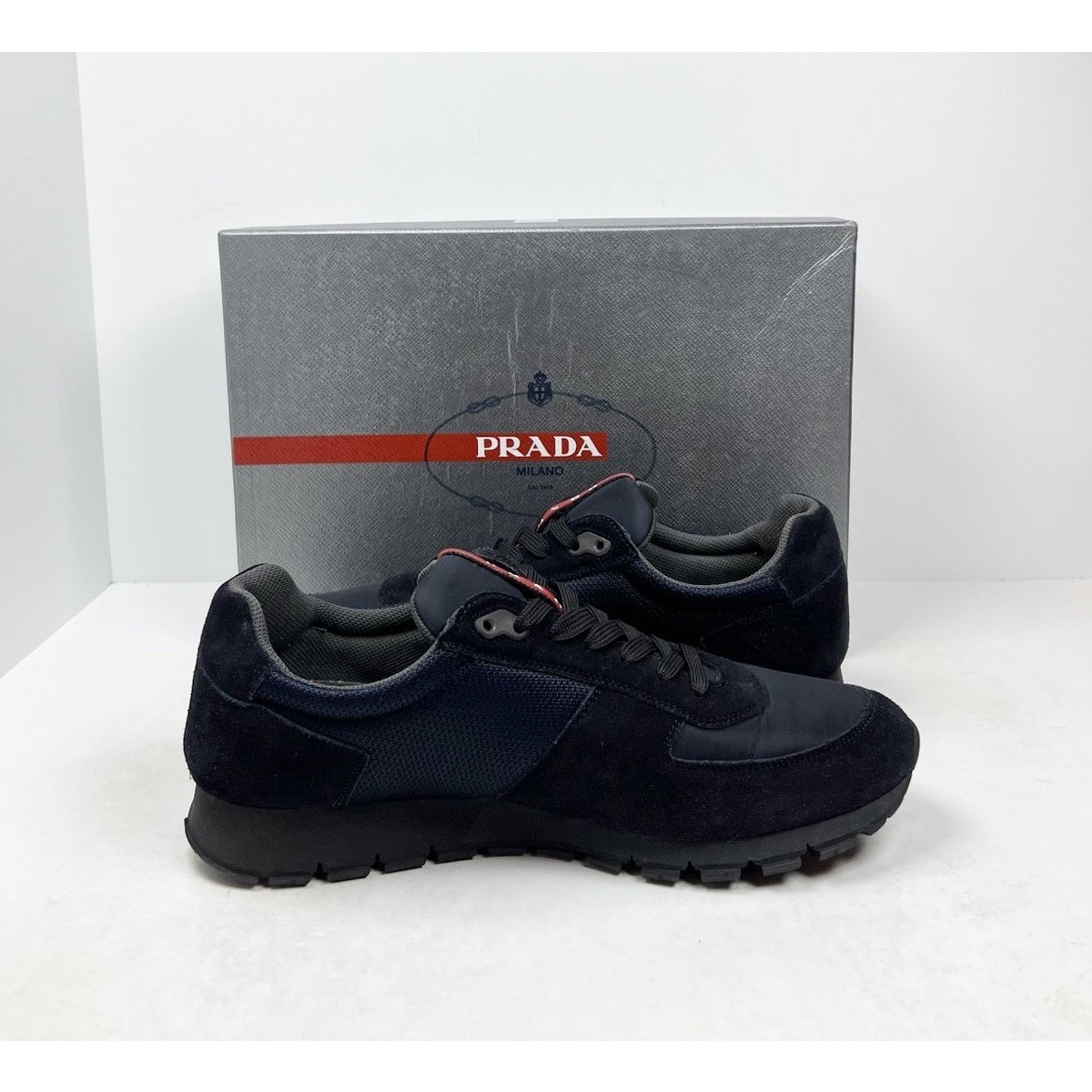 Prada Size 9UK/10US - Prada Matchrace Blue Nylon Suede Size US 10 / EU 43 - 4 Thumbnail