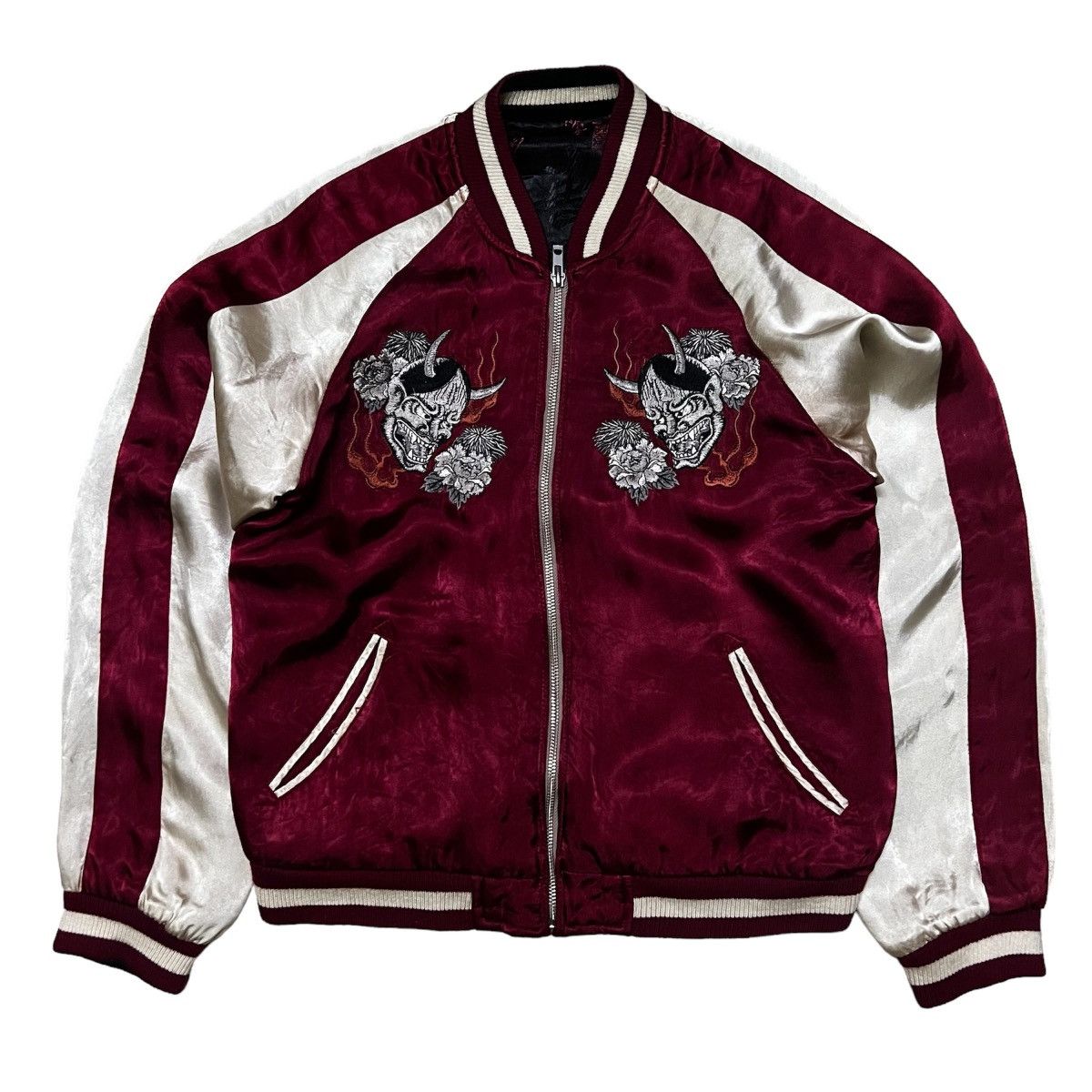 Japanese Brand Devil Sukajan Reversible Jacket Size US S / EU 44-46 / 1 - 2 Thumbnail