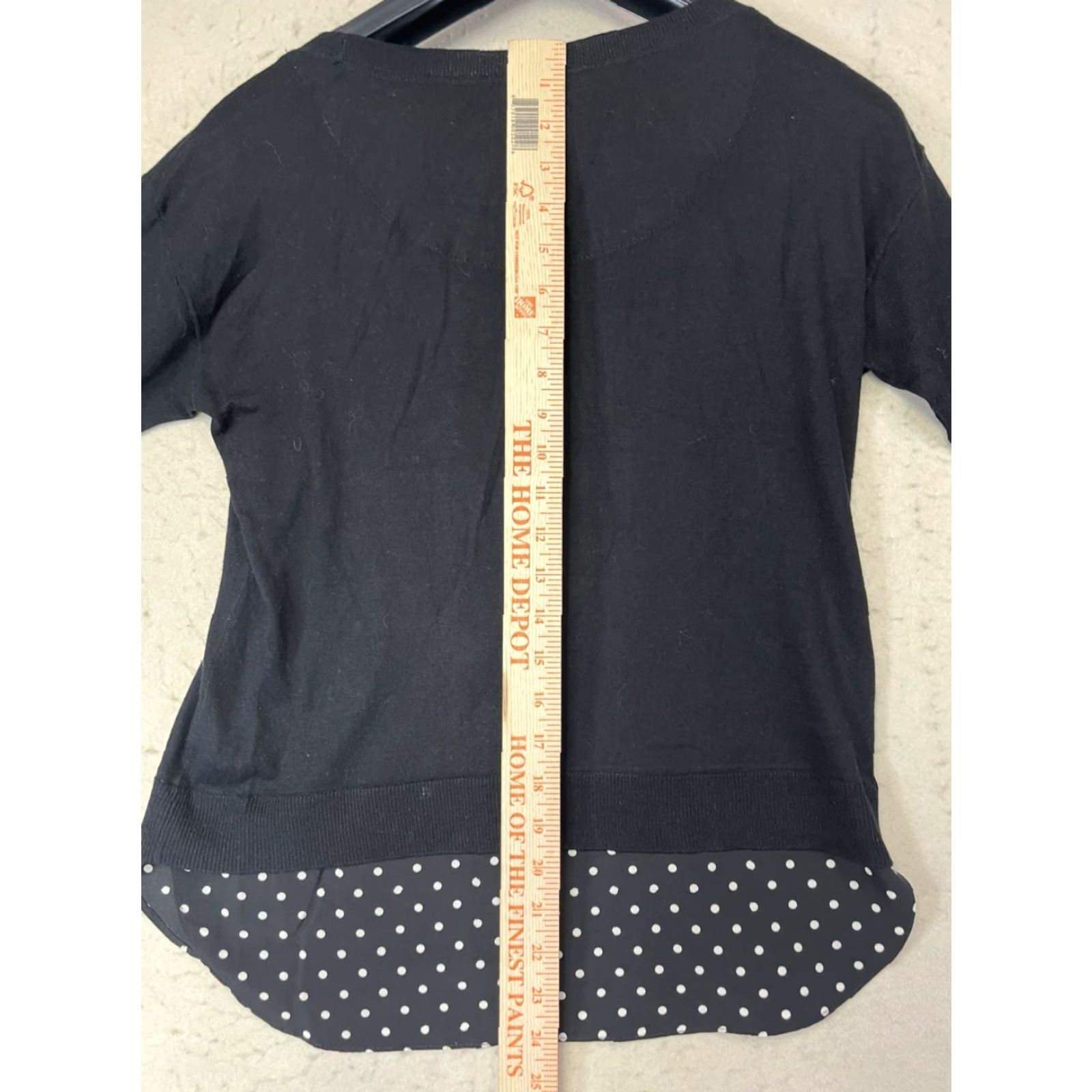 Ralph Lauren Ralph Lauren Blouse Shirt Top Small Long Sleeve Black Chiffon Crew Neck Button Classic Elegant Women Shirt Lifestyle Office Size S / US 4 / IT 40 - 4 Thumbnail