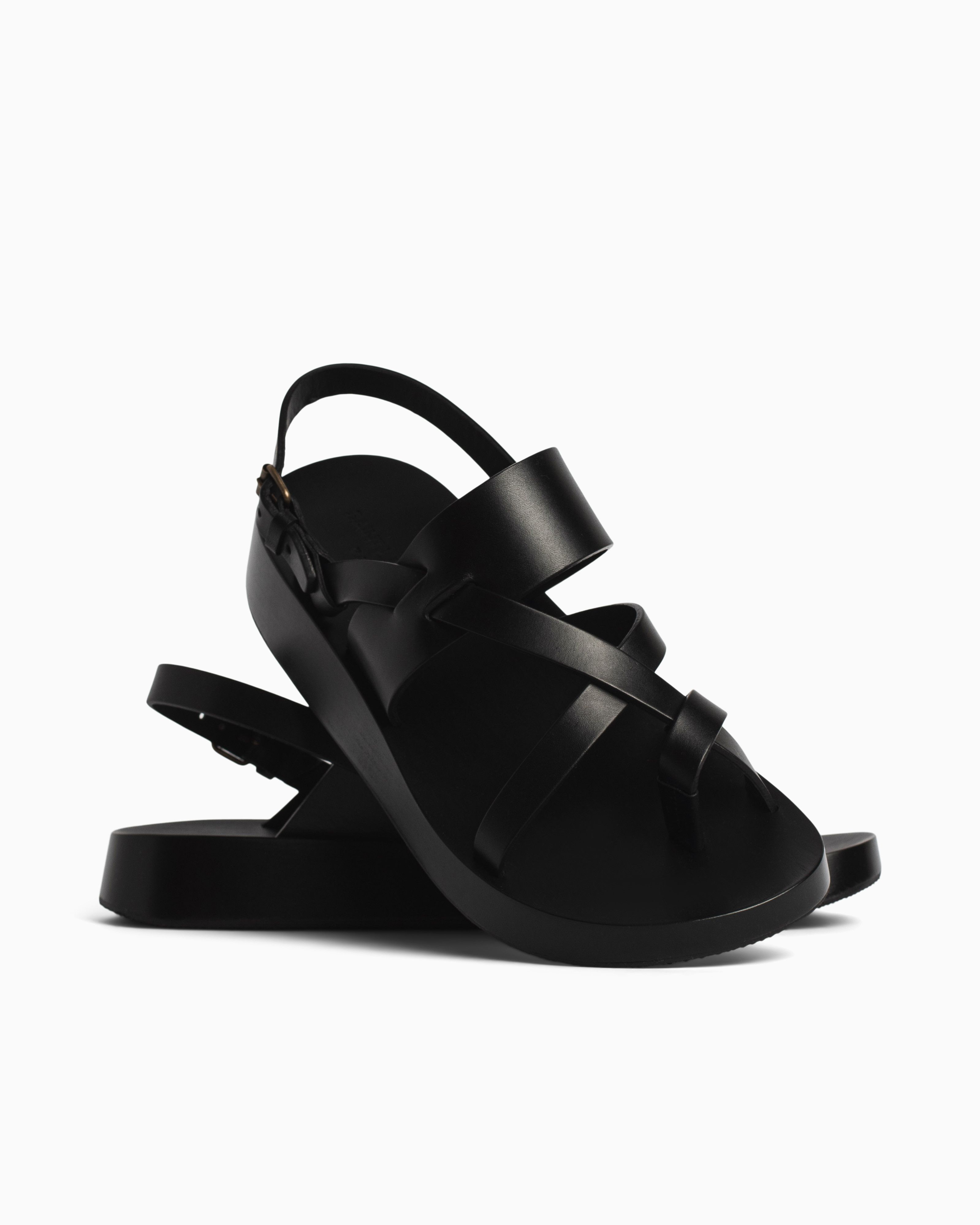 Saint Laurent Paris o1s1wg110824 Noah Sandals in Black Size US 7 / EU 40 - 7 Thumbnail