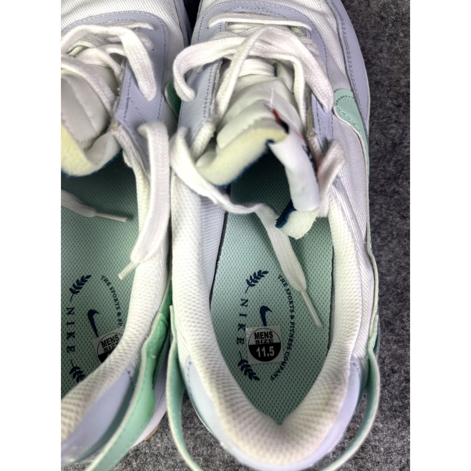 Nike Nike Waffle Debut Shoes Mens 11.5 White Mint Green Low Top Running Sneakers Size US L / EU 52-54 / 3 - 6 Thumbnail