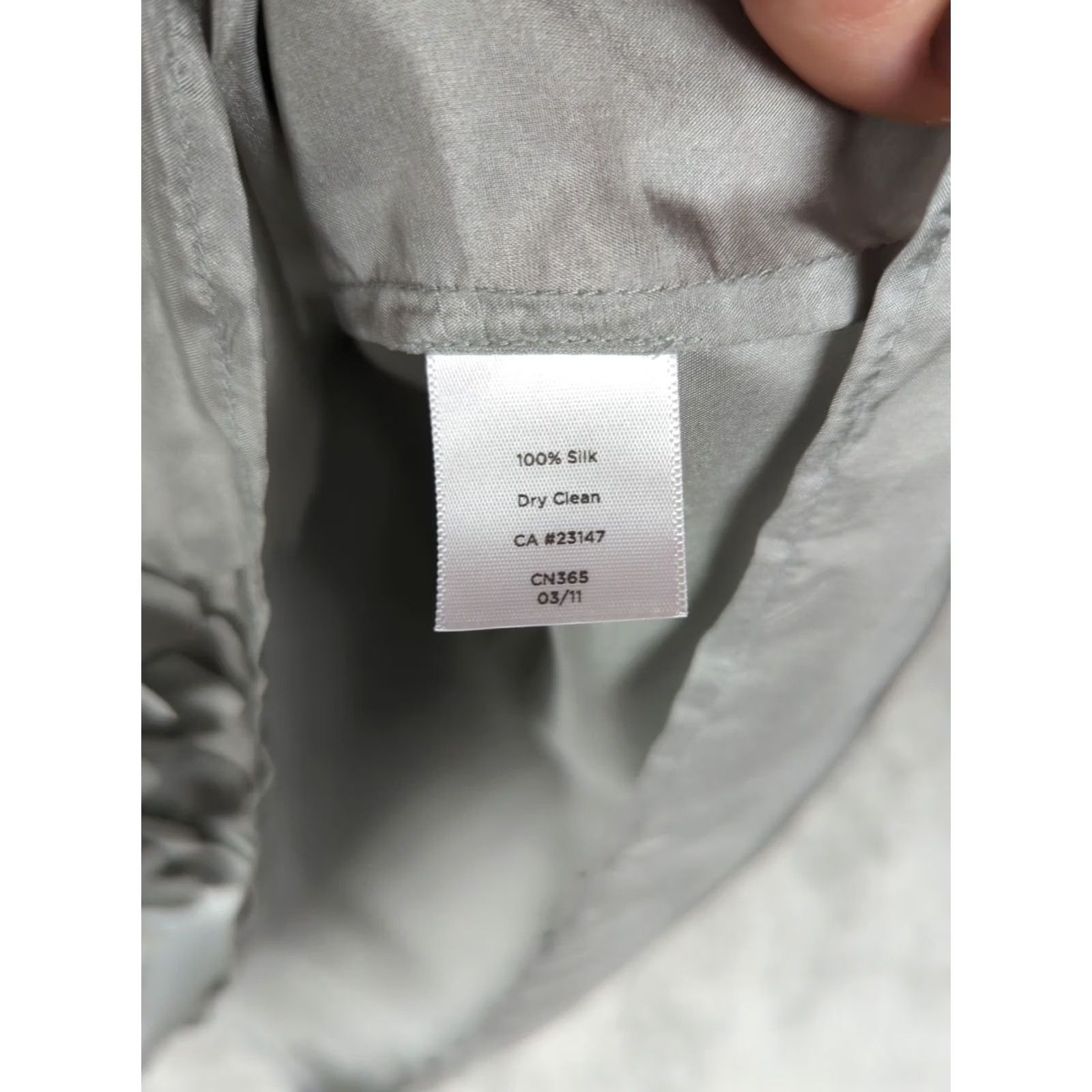 Talbots Talbots Silk Gray embellished Tank Top shell cami womens size 10 career Size L / US 10 / IT 46 - 4 Thumbnail