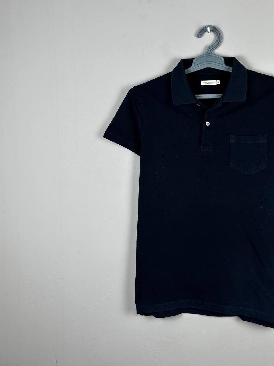 Suitsupply Suitsupply Navy Luxury Cotton Pocket Polo T Shirt Size US S / EU 44-46 / 1 - 3 Thumbnail