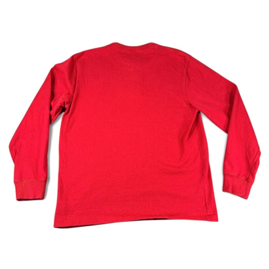 American Eagle Outfitters American Eagle Outfitters Shirt Adult LARGE Red Washington Henley Retro 90s USA University Sports Mens Regular Large Red Henley Size US L / EU 52-54 / 3 - 3 Thumbnail
