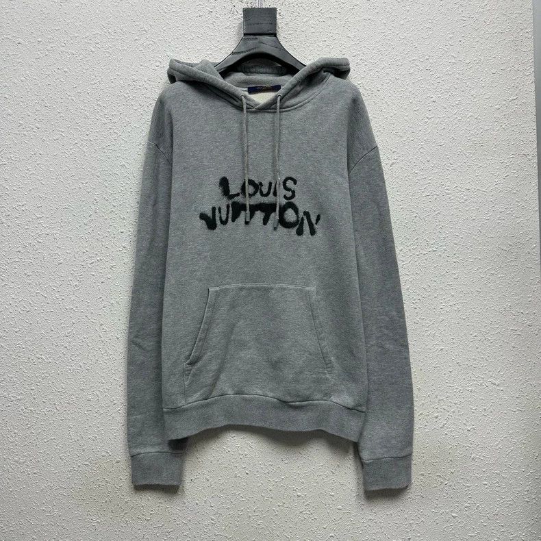 Louis Vuitton Louis Vuitton Gray ink-splashed twisted mother-son graffit Size US XL / EU 56 / 4 - 1 Thumbnail