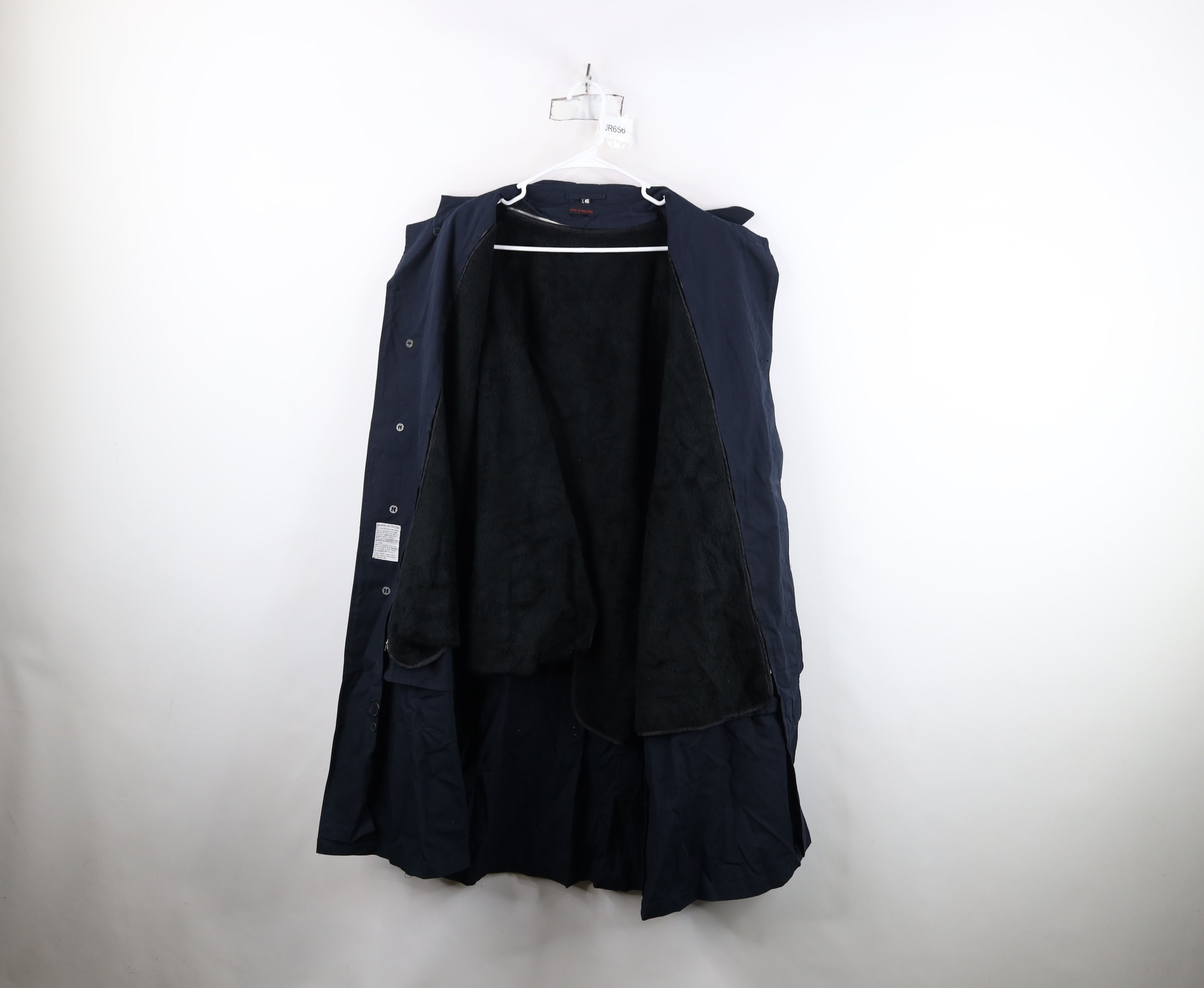 Vintage Vintage 70s Streetwear Lined Trench Coat Rain Jacket Blue Size US XXL / EU 58 / 5 - 11 Thumbnail