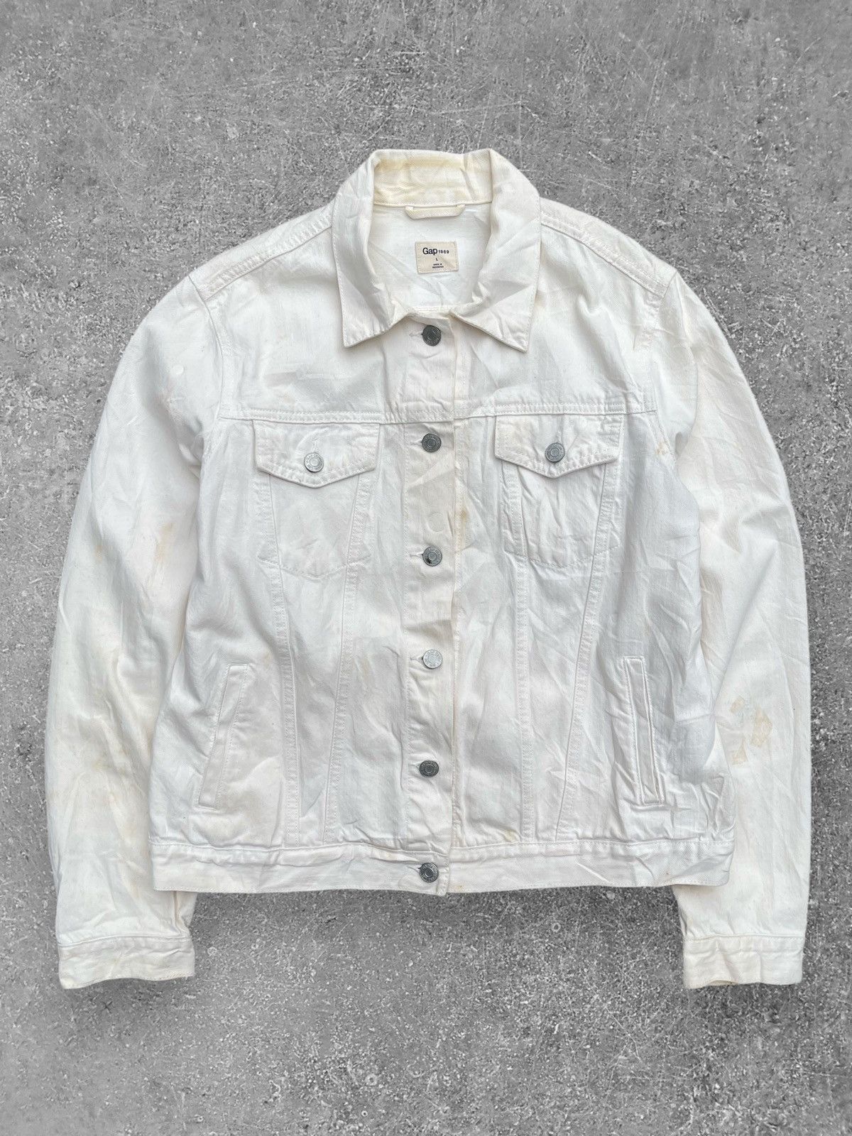 Gap GAP WOMEN'S DENIM TRUCKER JACKET Size L / US 10 / IT 46 - 2 Thumbnail