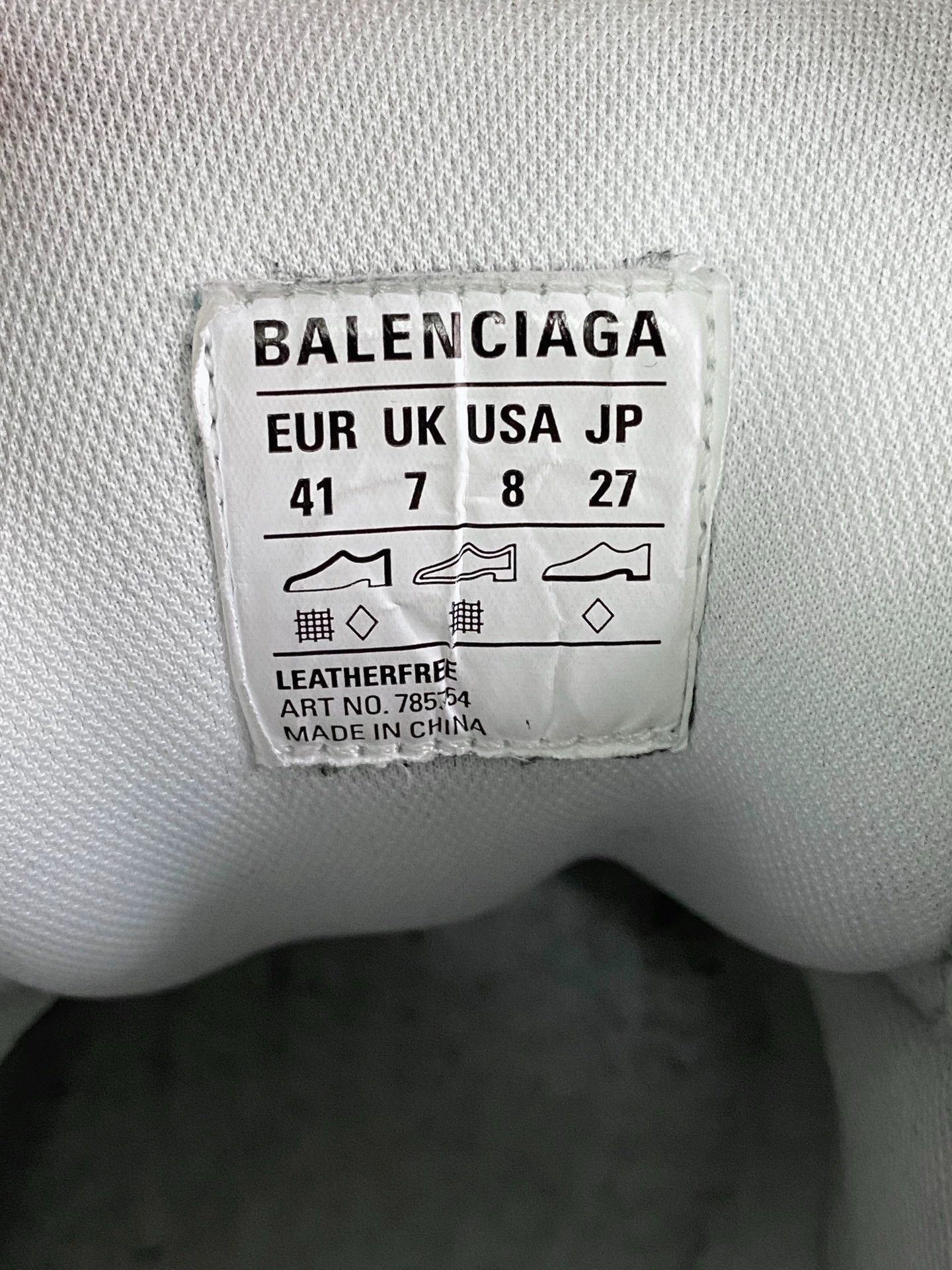 Balenciaga Balenciaga Cargo White Blue Oversized Dad Shoe 41 Size US 8 / EU 41 - 7 Thumbnail