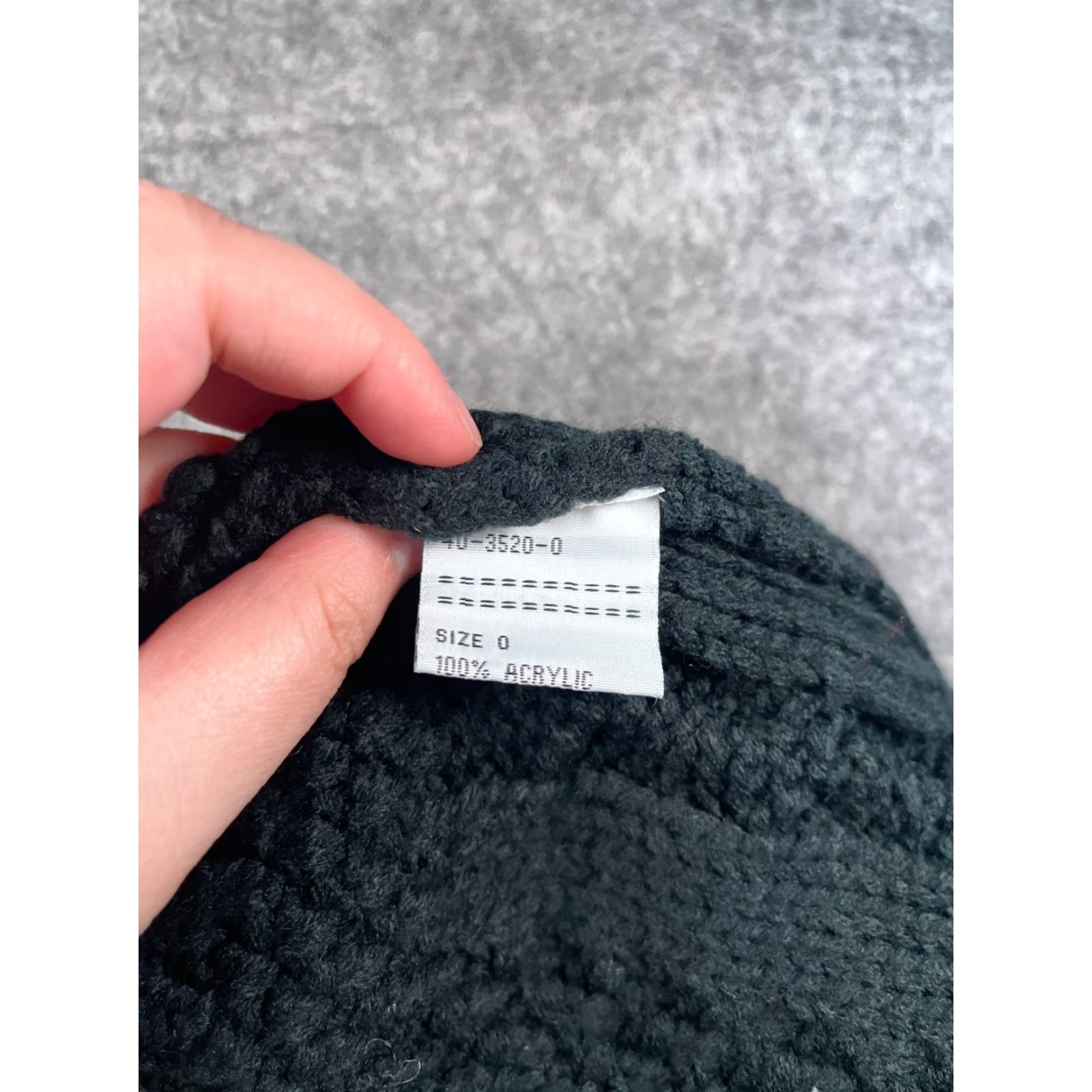 Vintage Beanie Toque Women Black Cable Knit 100% Acrylic Pom Ski Camp Outdoors Size ONE SIZE - 7 Thumbnail