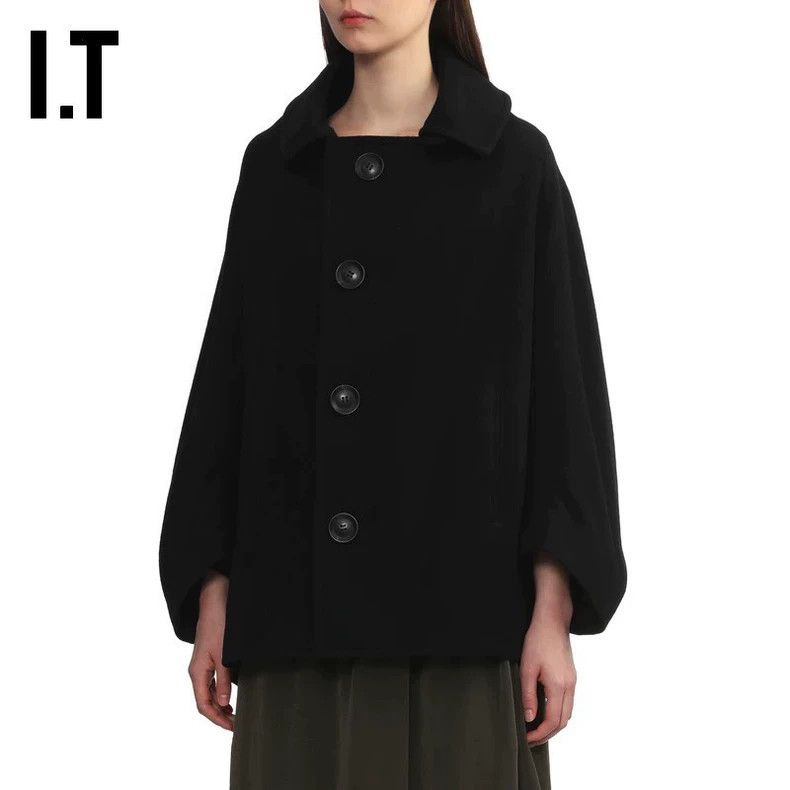 Y's Y's size os 23aw wool-blended polyamide mid-length coat wit Size US M / EU 48-50 / 2 - 1 Thumbnail