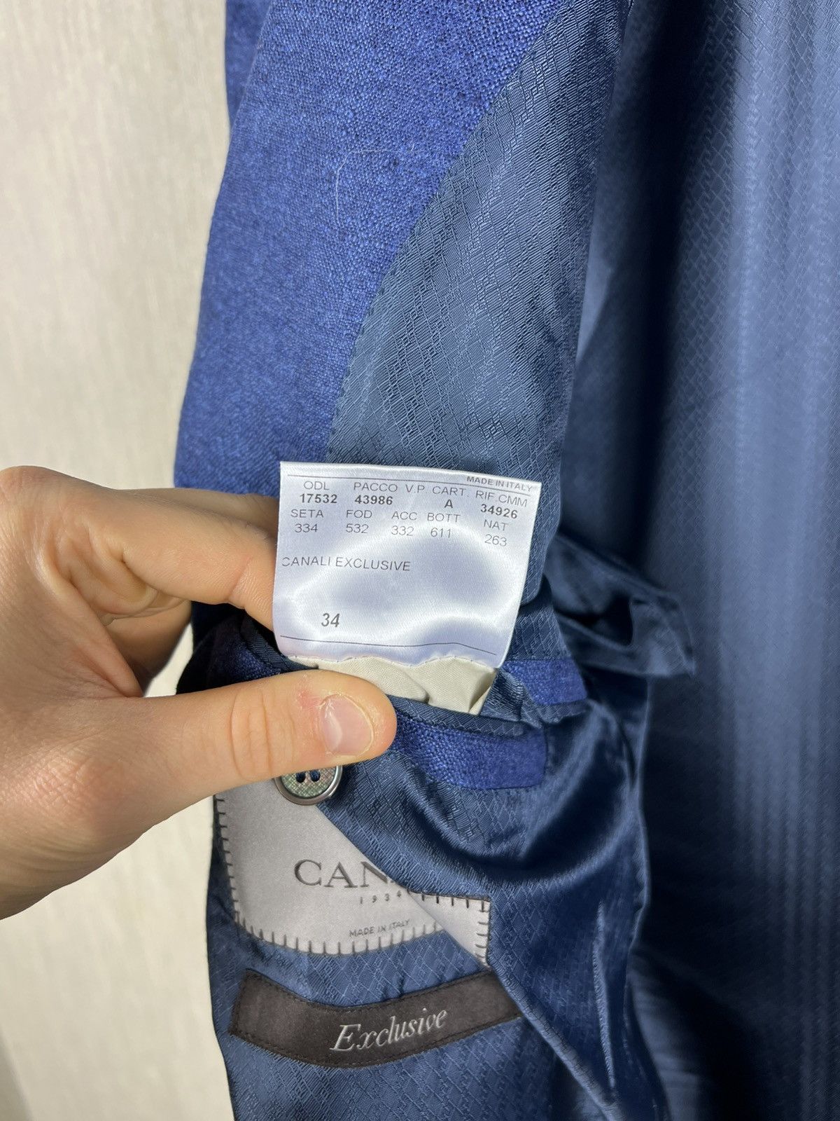 Canali Canali cashmere silk italian exclusive blazer luxury jacket Size US L / EU 52-54 / 3 - 23 Thumbnail