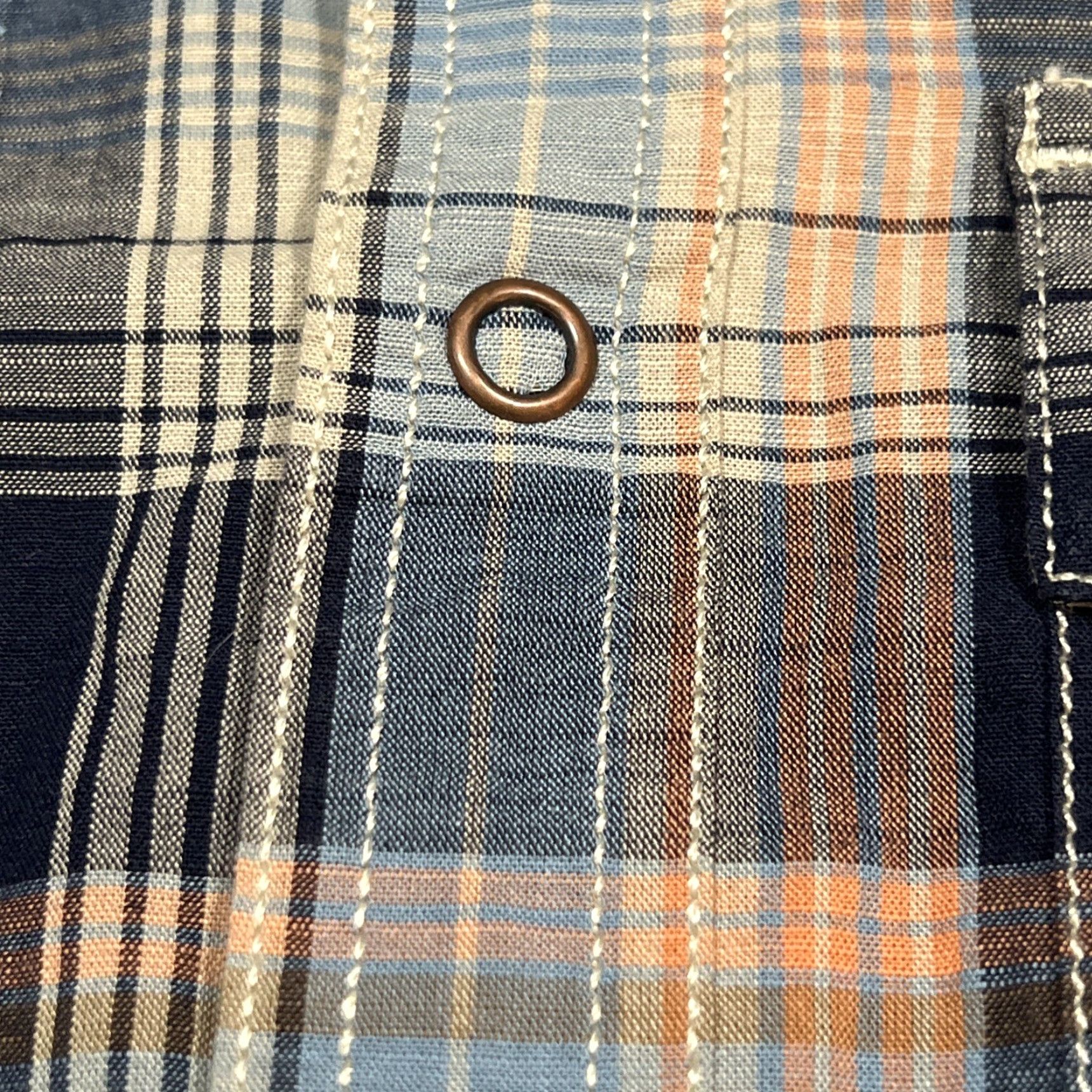 Vintage VINTAGE Solaris Outdoors Snap Western Shirt Men’s Small Pocket Cotton Plaid Size US S / EU 44-46 / 1 - 5 Thumbnail