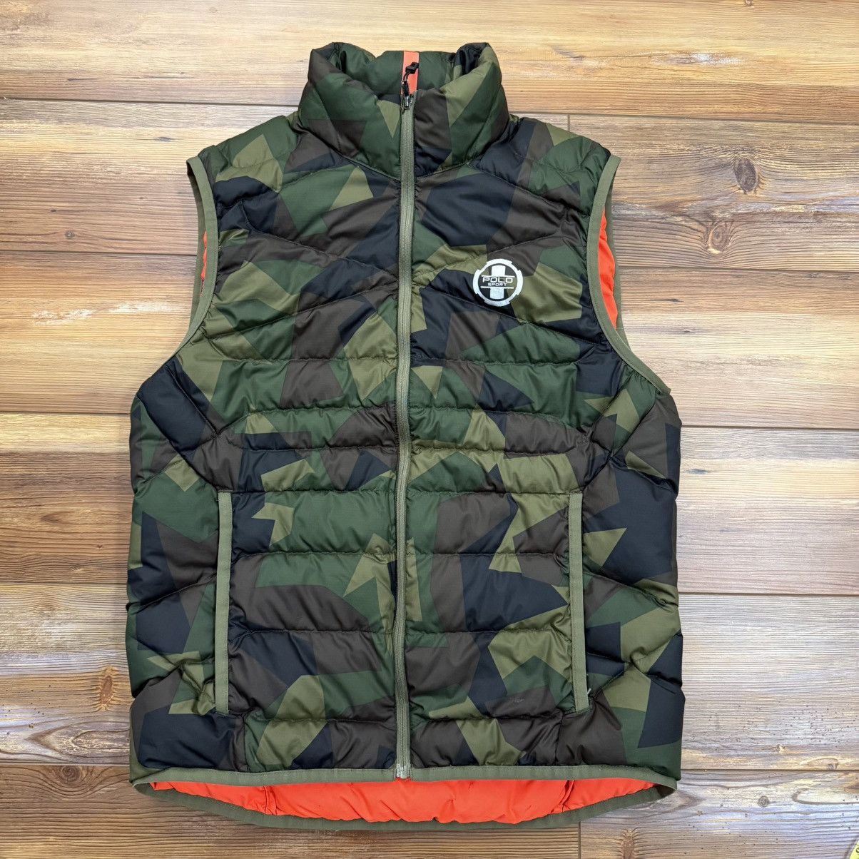 Polo Ralph Lauren Polo Sport Camo Green Ralph Lauren Puffer Vest Size US S / EU 44-46 / 1 - 1 Thumbnail