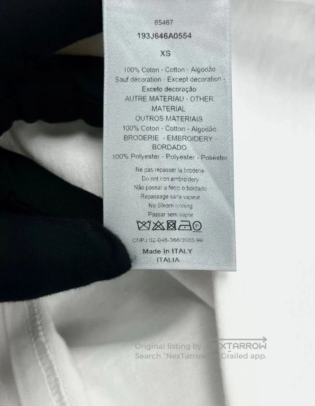 Dior Dior x Kenny Scharf Embroidered Logo T-Shirt. Size US XS / EU 42 / 0 - 4 Thumbnail