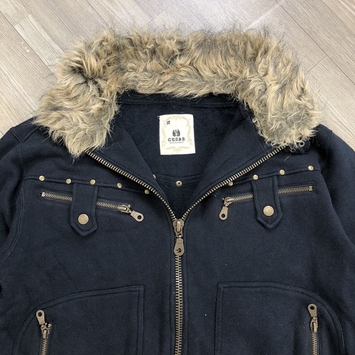 If Six Was Nine 2000s Fur Quash Ifsixwasnine Goa Lgb Style Bono Jacket Size US M / EU 48-50 / 2 - 6 Thumbnail