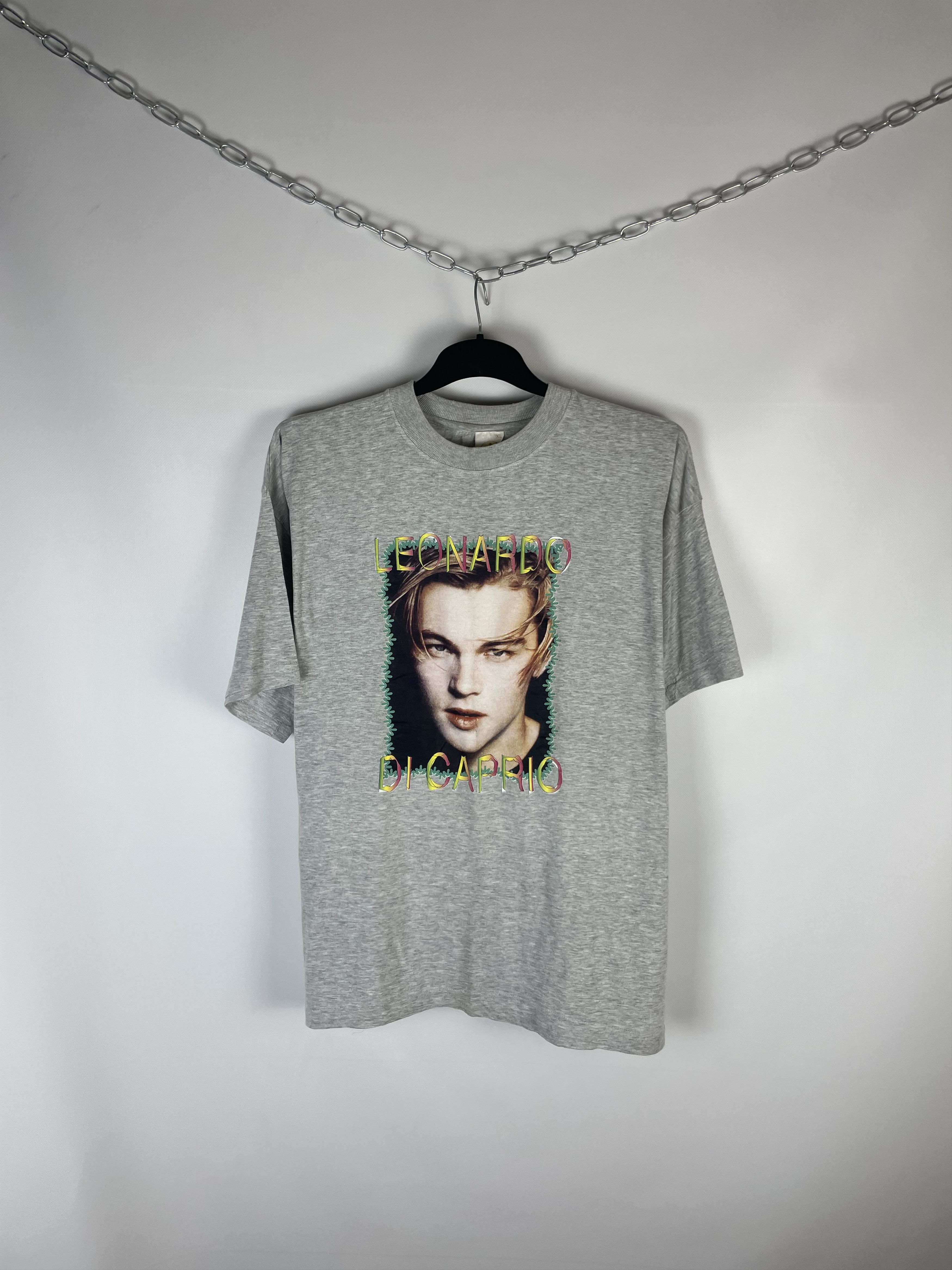 Vintage Vintage 90s Leonardo Dicaprio Leo Movie Tee Size US XL / EU 56 / 4 - 1 Thumbnail