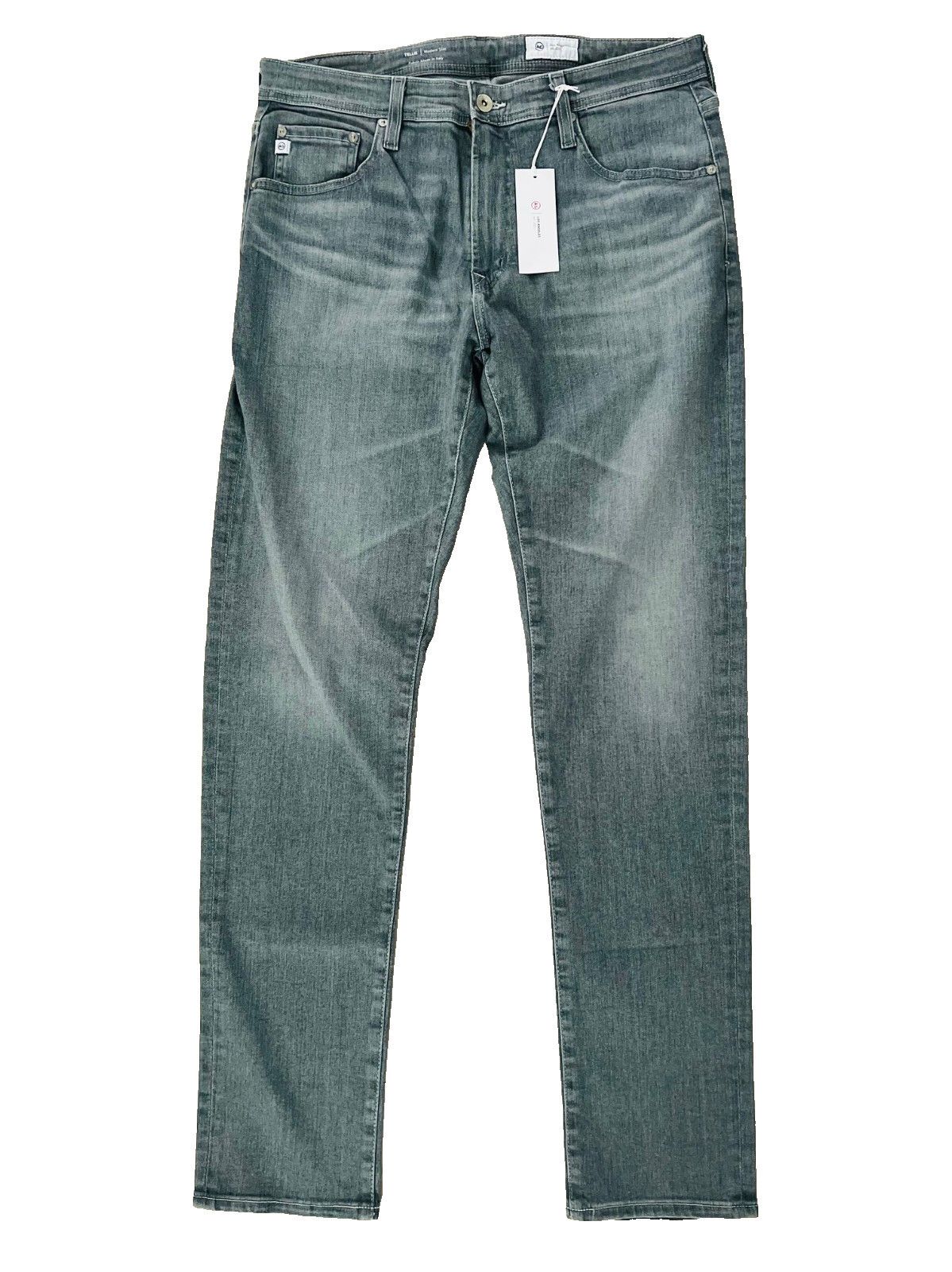 AG Adriano Goldschmied AG Los Angeles Modern Slim Fit Denim Jeans Grey ( 34 ) Size US 34 / EU 50 - 1 Thumbnail