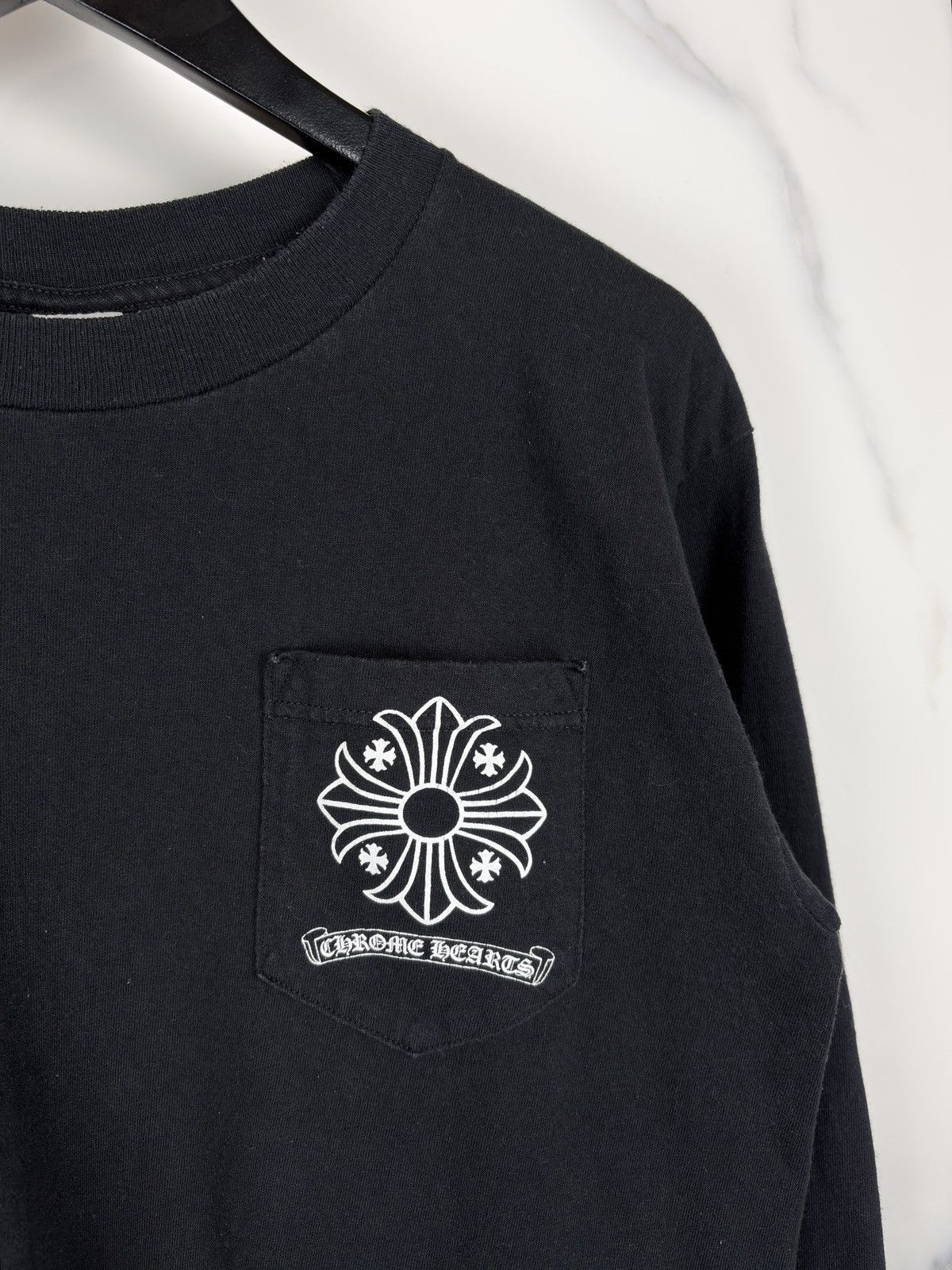 Chrome Hearts Chrome Hearts Vintage Plus Cross Scroll Longsleeve Tshirt Size US M / EU 48-50 / 2 - 5 Thumbnail