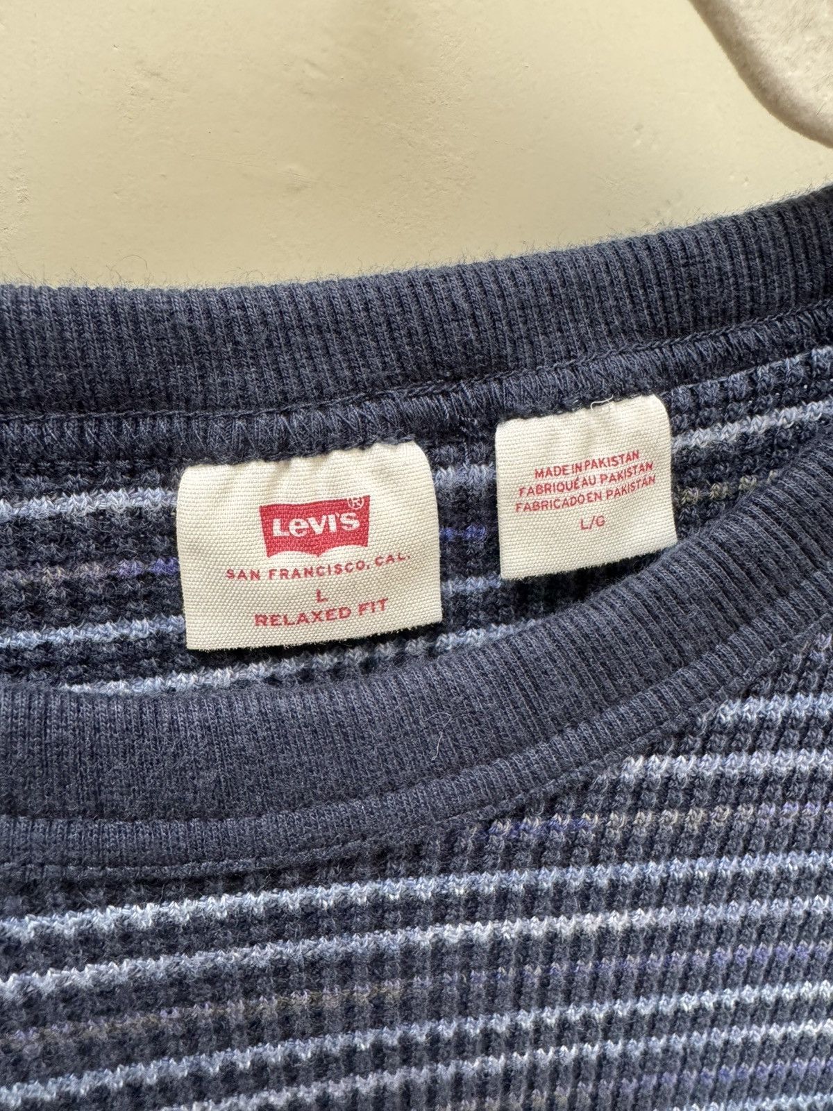 Levi's Levi’s Dry Goods Striped Thermal Shirt Size US L / EU 52-54 / 3 - 3 Thumbnail