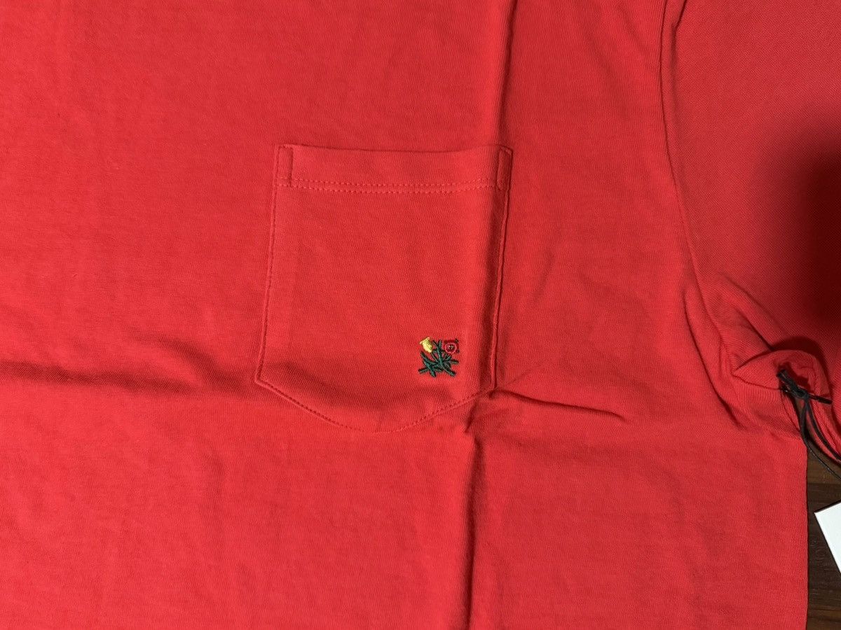 Aime Leon Dore Aime Leon Dore ALD Crest Pocket Tee in True Red Size XL Size US XL / EU 56 / 4 - 2 Thumbnail