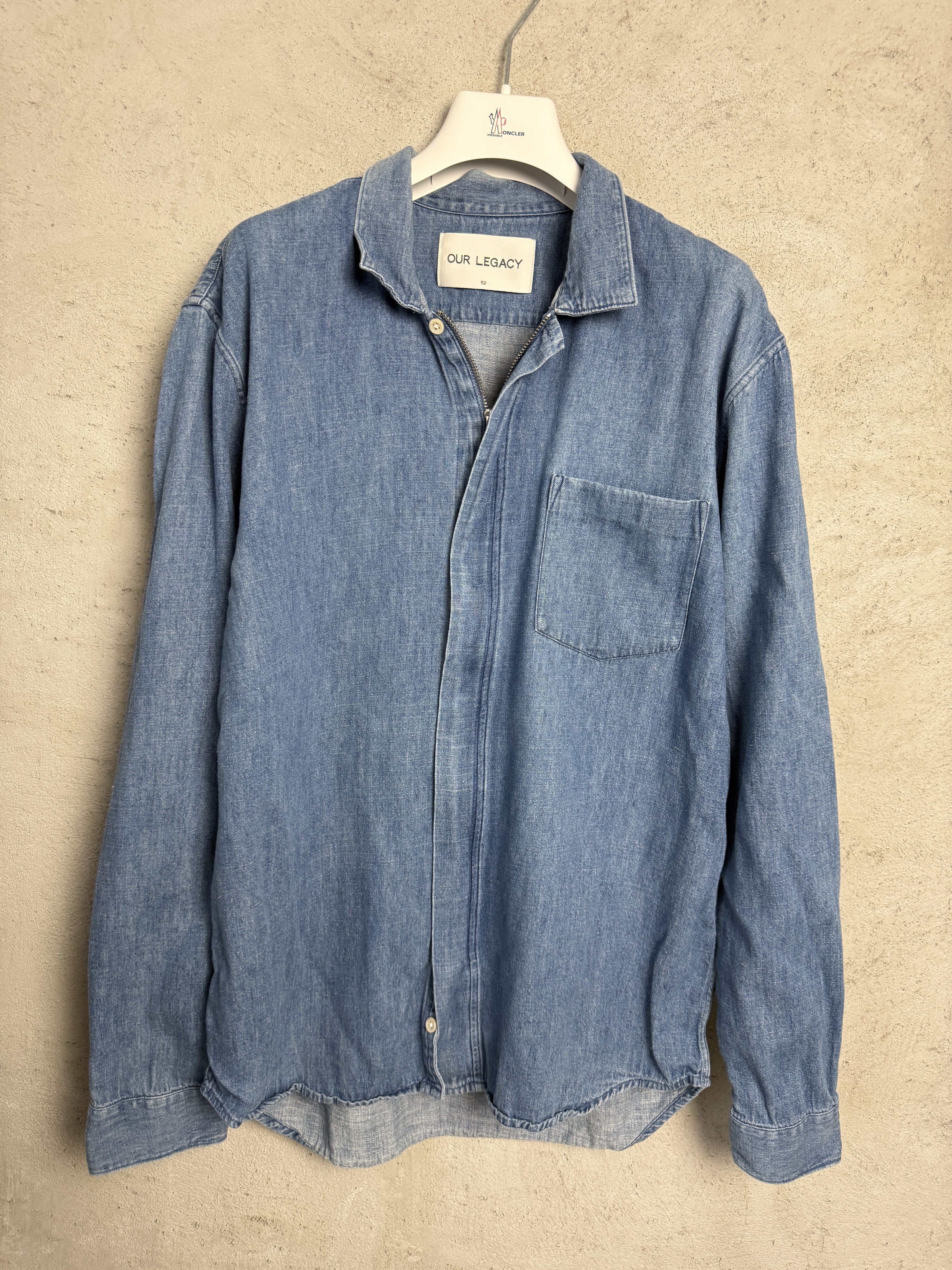 Our Legacy Shirting SS14 hemp cotton zip-up