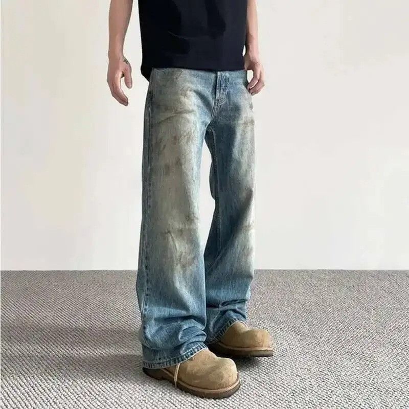 Jean Tie-Dye Vintage Flared Street Jeans Size US 32 / EU 48 - 6 Thumbnail