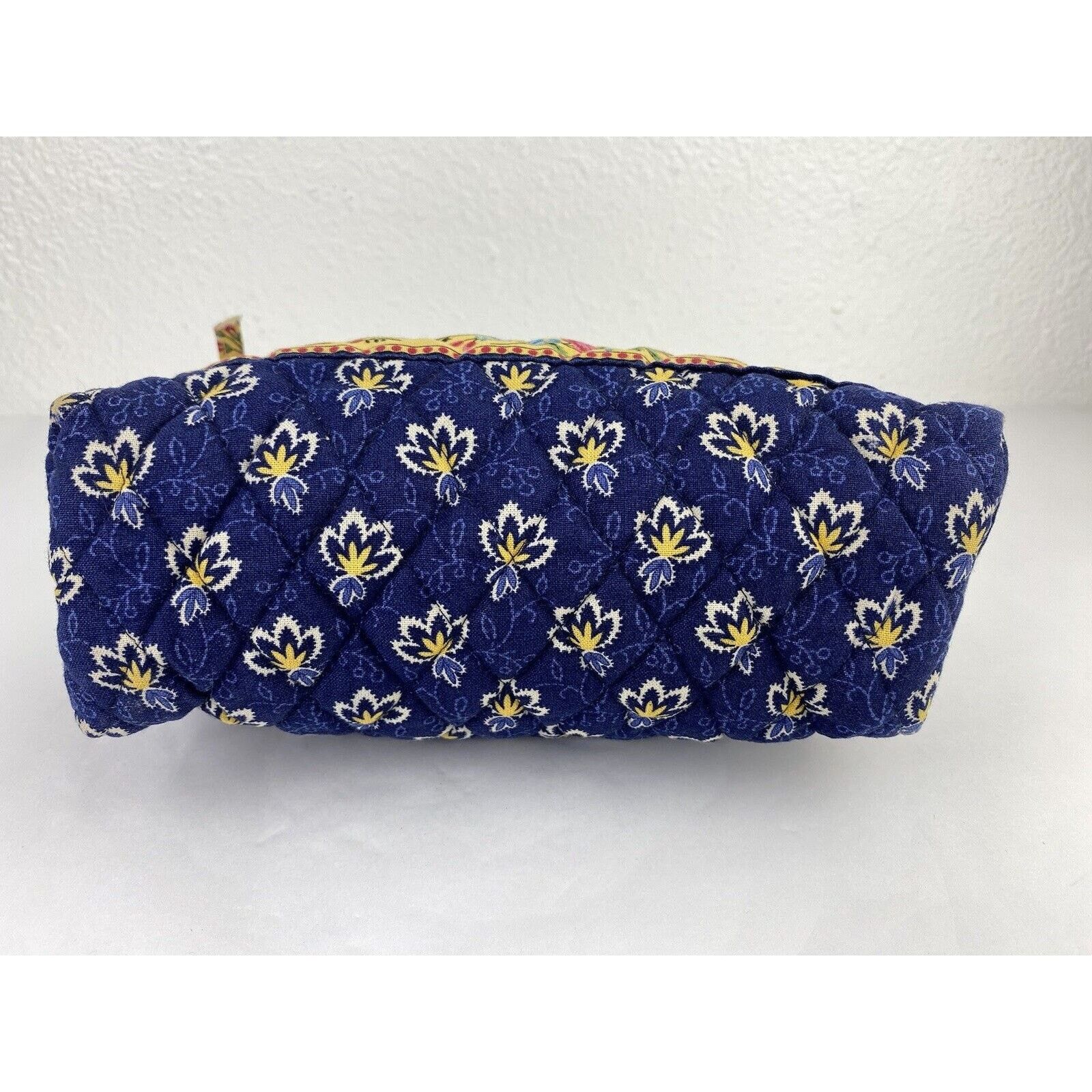 Vera Bradley VTG Vera Bradley Cosmetic Pouch Bag Mason Blue Zip Floral Size ONE SIZE - 6 Thumbnail