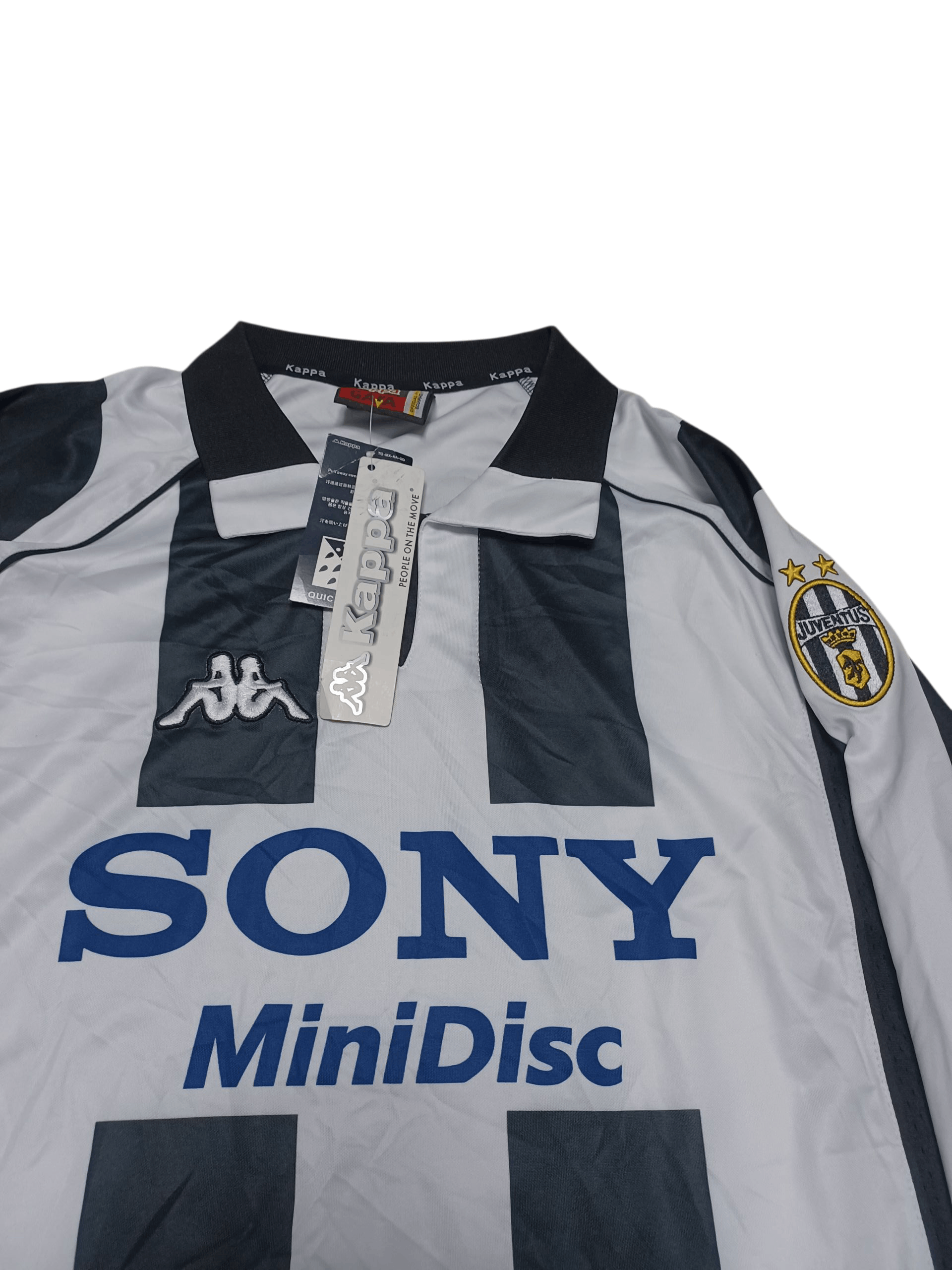 Kappa ZIDANE JUVENTUS KAPPA VINTAGE 1997/1998 SOCCER JERSEY Size US L / EU 52-54 / 3 - 2 Thumbnail