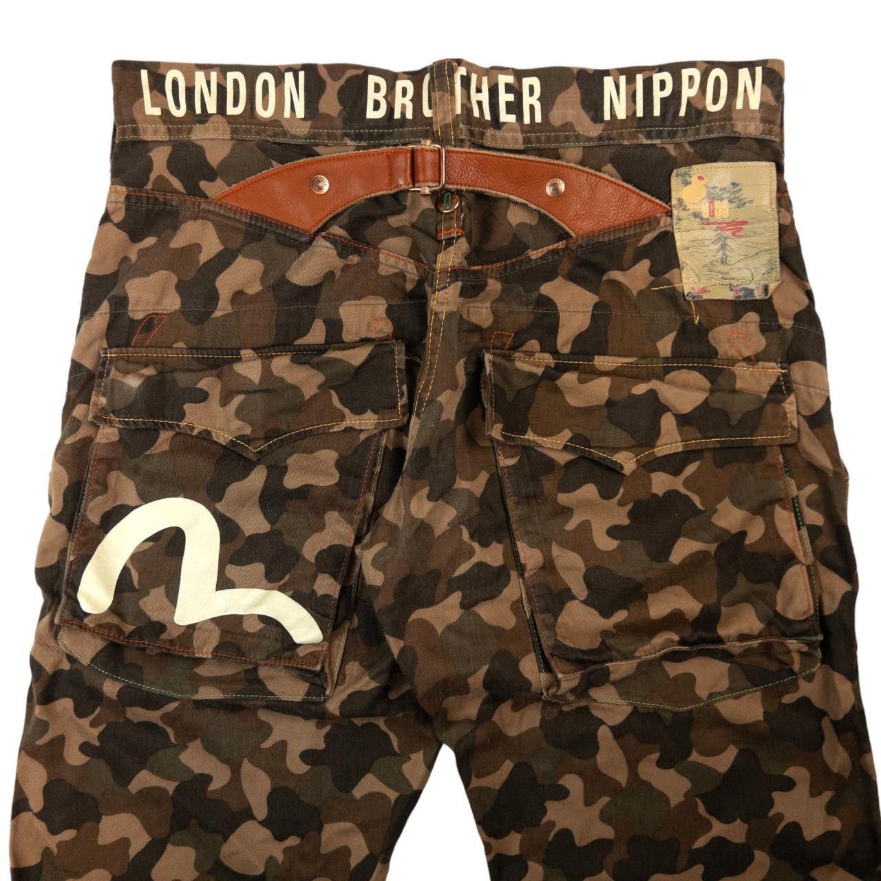 Evisu Vintage Evisu X London Brother Nippon Camo Trousers Size W32 