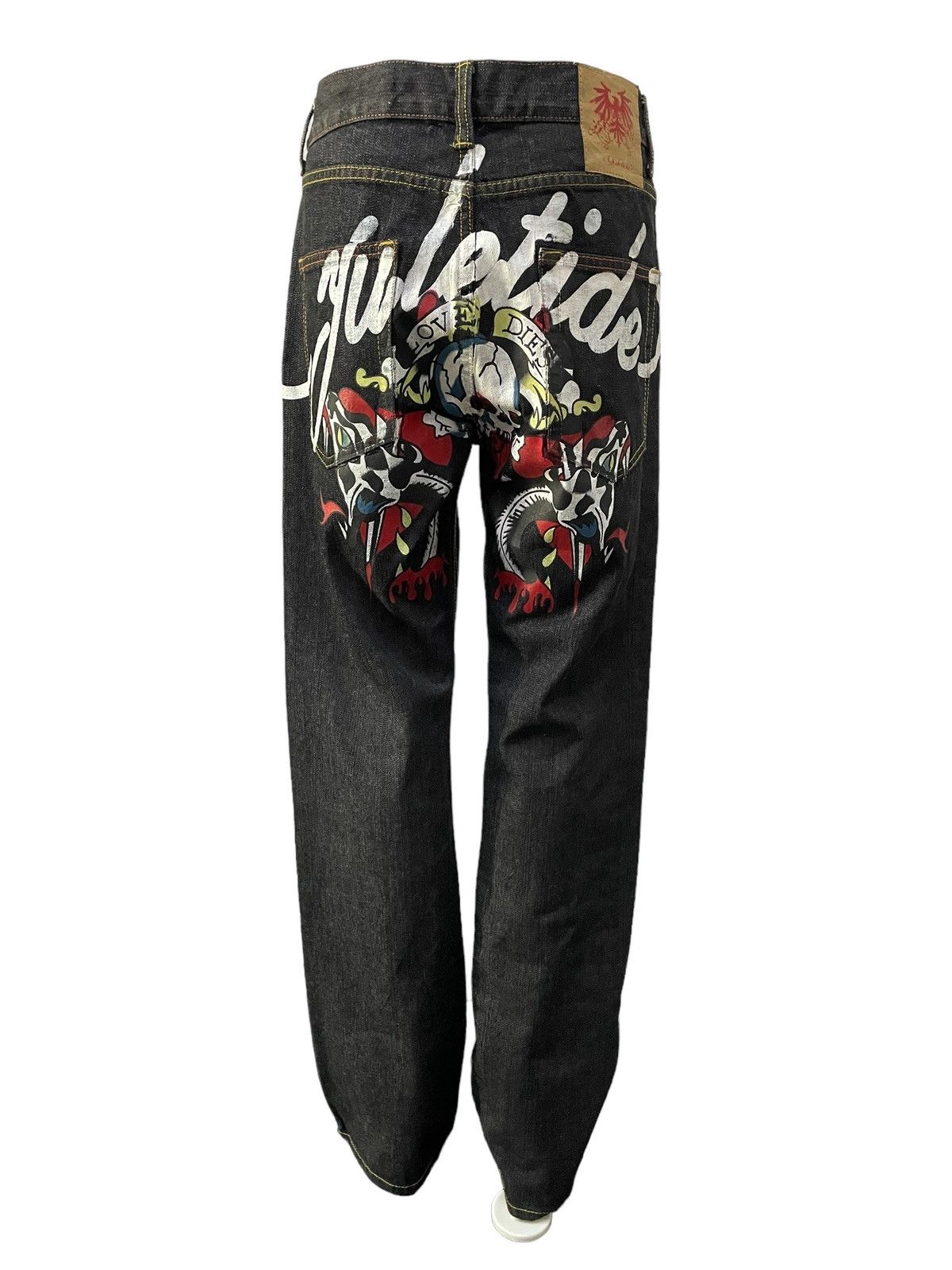 Hysteric Glamour × Japanese Brand × Maharishi Y2k Yuletide Japan Yakuza Tattoo Raw Jeans Size US 32 / EU 48 - 3 Thumbnail
