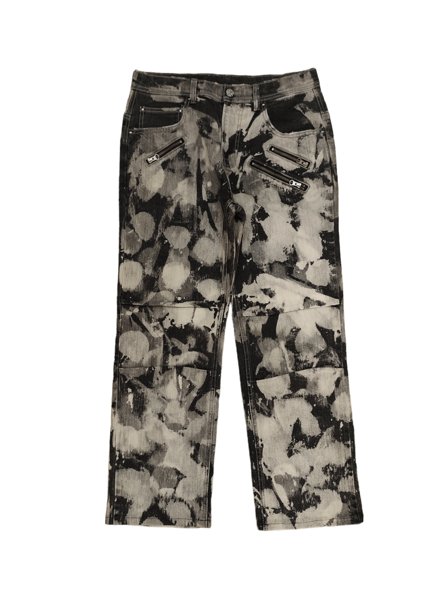 Hysteric Glamour × Undercover Vintage Y2k Allix Design Acid Wash Baggy Jeans Jnco Style Size US 32 / EU 48 - 1 Thumbnail